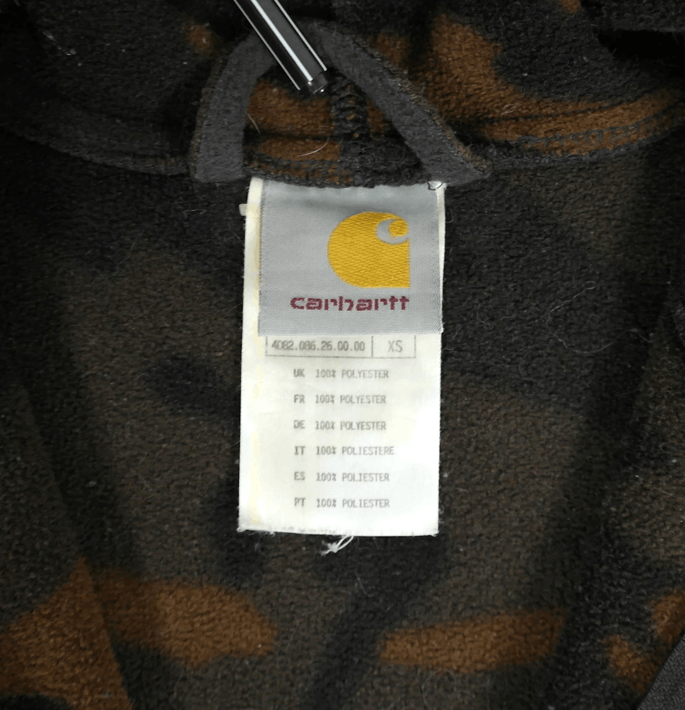 Carhartt Carhartt Fleece Zip Hoodie Womens Sz XS Black Size XS / US 0-2 / IT 36-38 - 7 Thumbnail