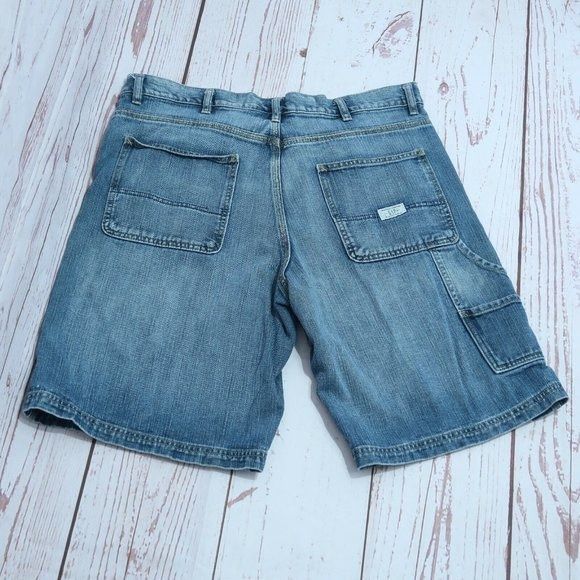 Vintage Gap Carpenter Denim Shorts W 36 Jeans Men Stains Shorts