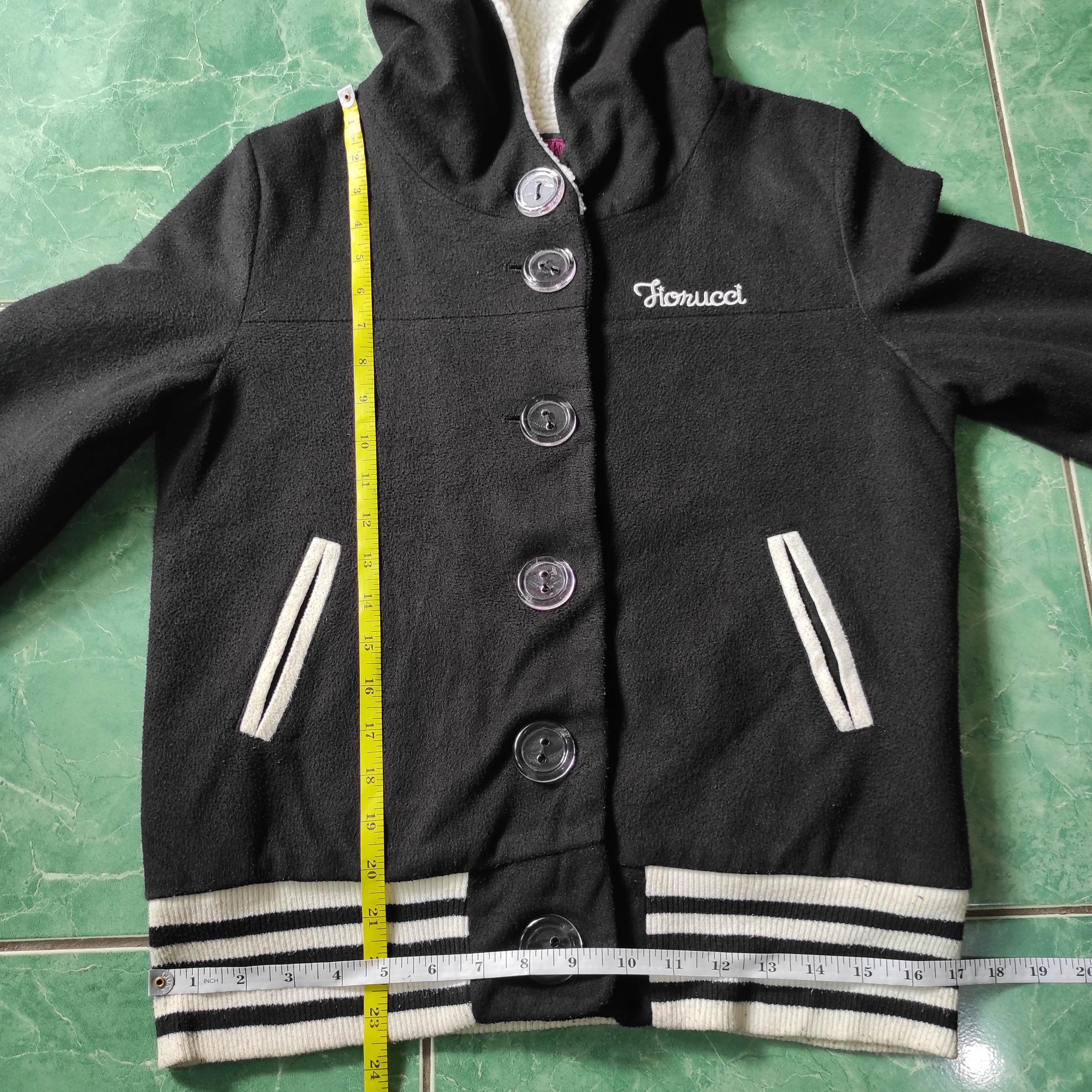 Fiorucci Vintage Fiorucci Fleece Hooded Varsity Jacket Size M / US 6-8 / IT 42-44 - 13 Thumbnail
