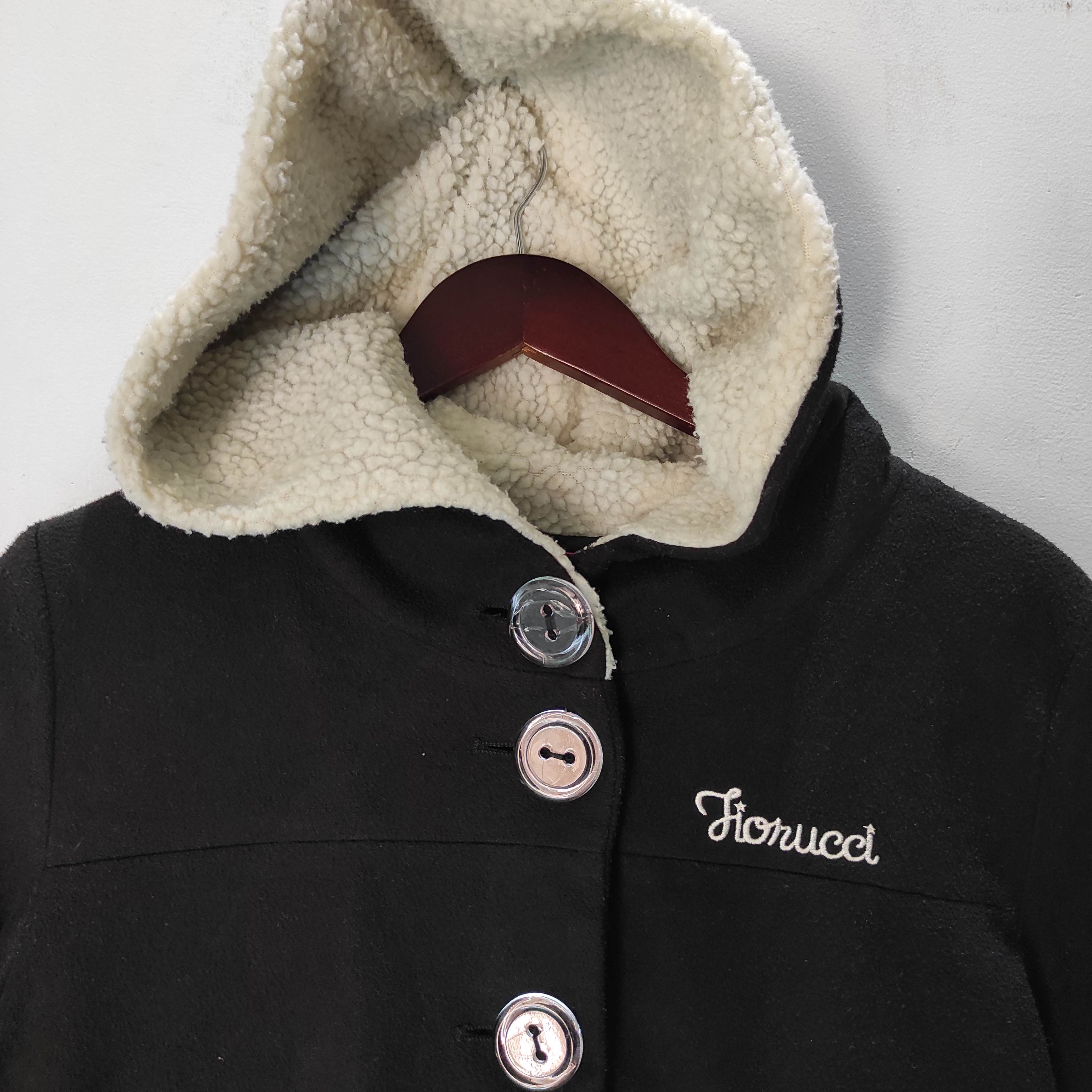 Fiorucci Vintage Fiorucci Fleece Hooded Varsity Jacket Size M / US 6-8 / IT 42-44 - 2 Thumbnail