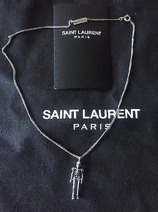 Saint Laurent Paris Saint Laurent Skelton New Silver Last One Size ONE SIZE - 1 Preview