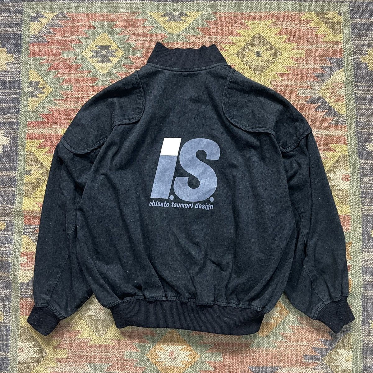 Issey Miyake 80s Issey Miyake IS padded bomber jacket | Grailed