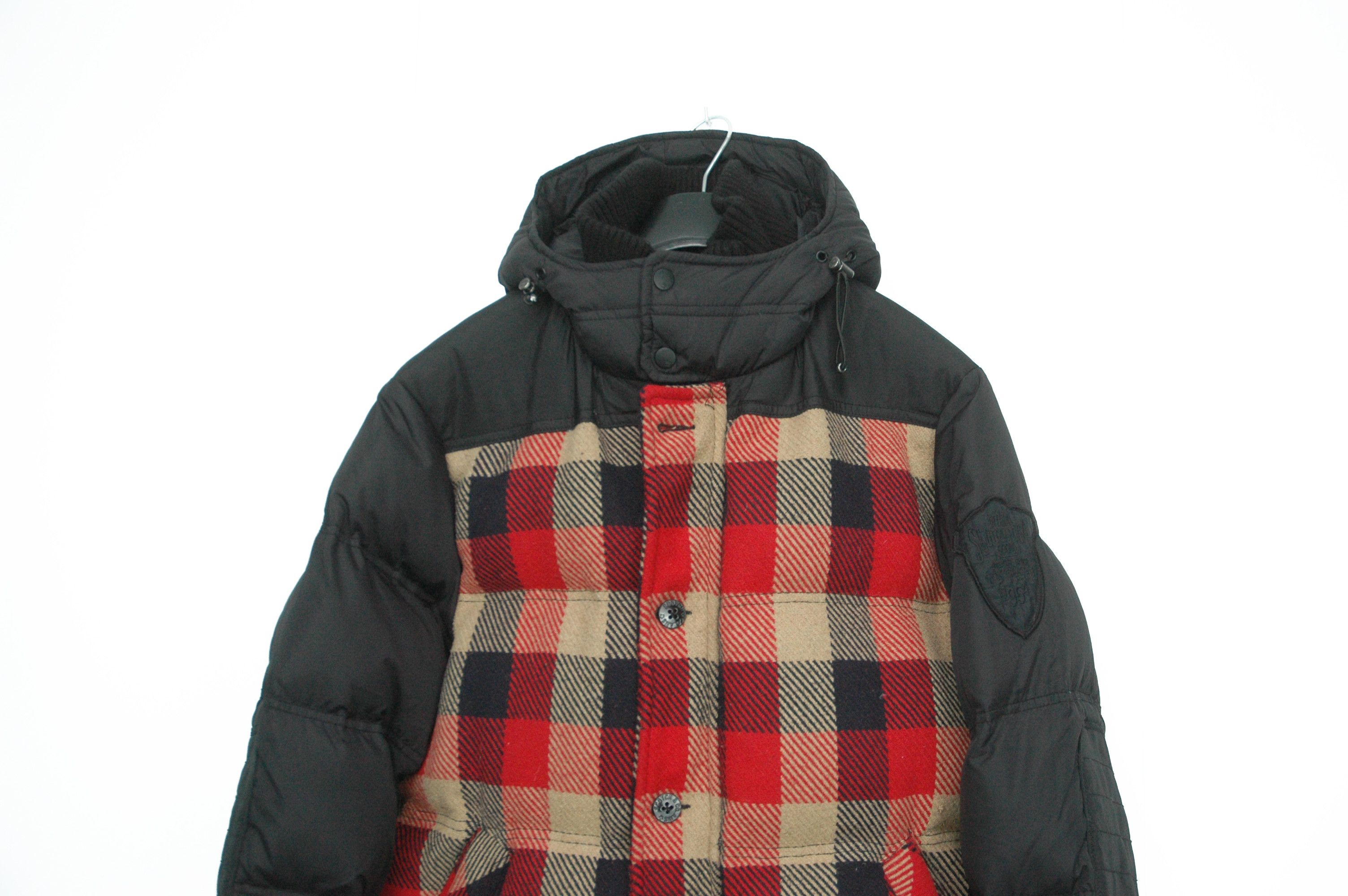 Scotch & Soda Scotch Soda Down Puffer Checkered Wool Jacket Size US L / EU 52-54 / 3 - 2 Thumbnail