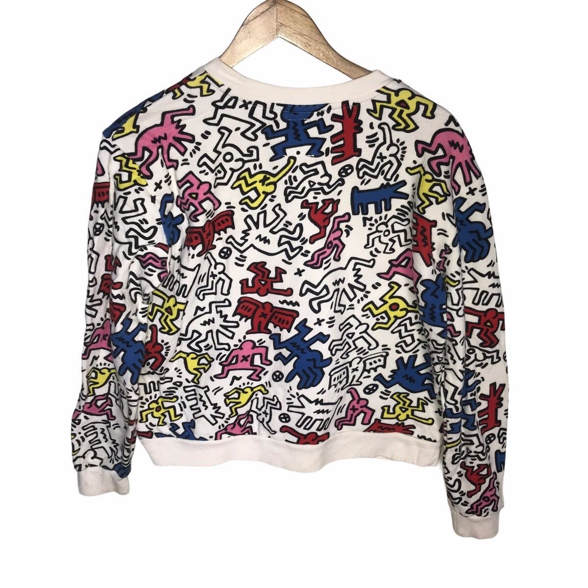 Keith Haring Keith haring fullprint by forever 21 sweatshirt Grailed