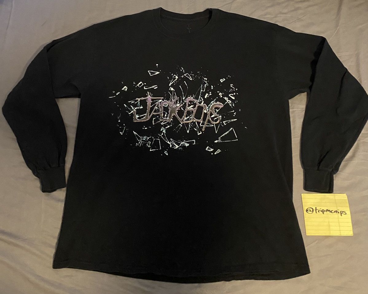 Travis Scott Jack Boys Cracked Tee | Grailed