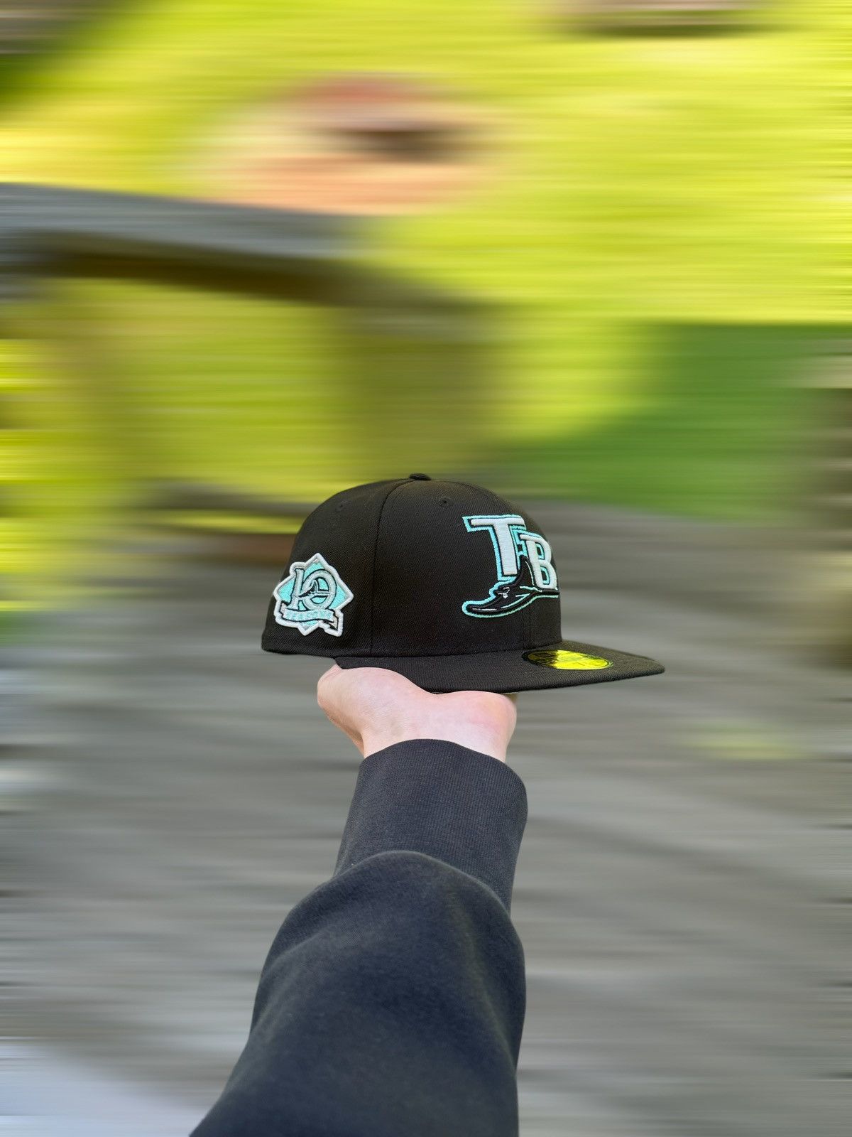 New Era Hat Club Exclusive Midnight Mint Tampa Bay Rays 7 1/4 *GITD* Size ONE SIZE - 2 Thumbnail