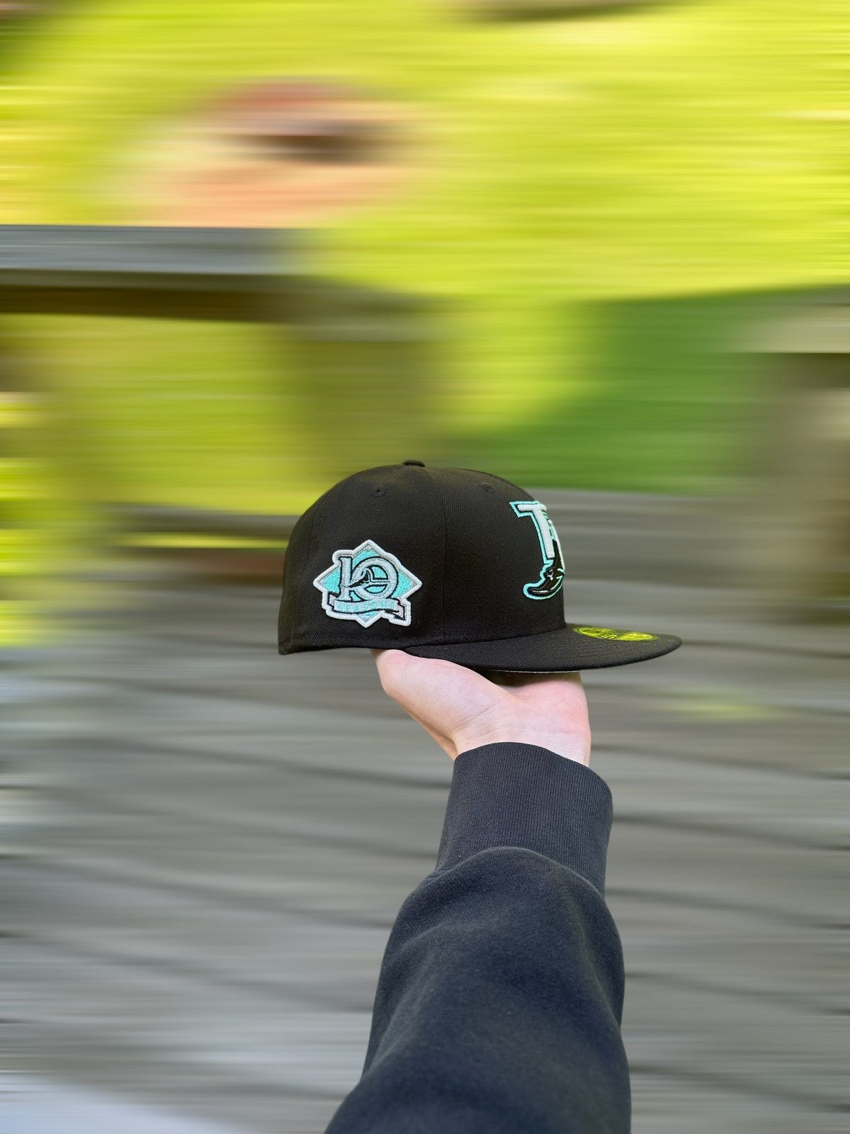 New Era Hat Club Exclusive Midnight Mint Tampa Bay Rays 7 1/4 *GITD* Size ONE SIZE - 3 Thumbnail