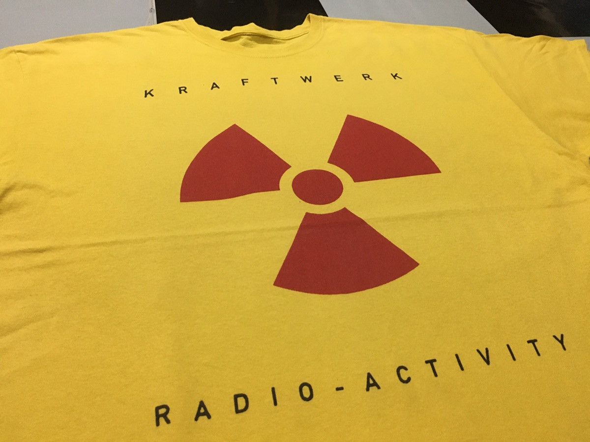 Band Tees 🔥 Rare Kraftwerk Shirt Radio Activity Size US XXL / EU 58 / 5 - 3 Thumbnail