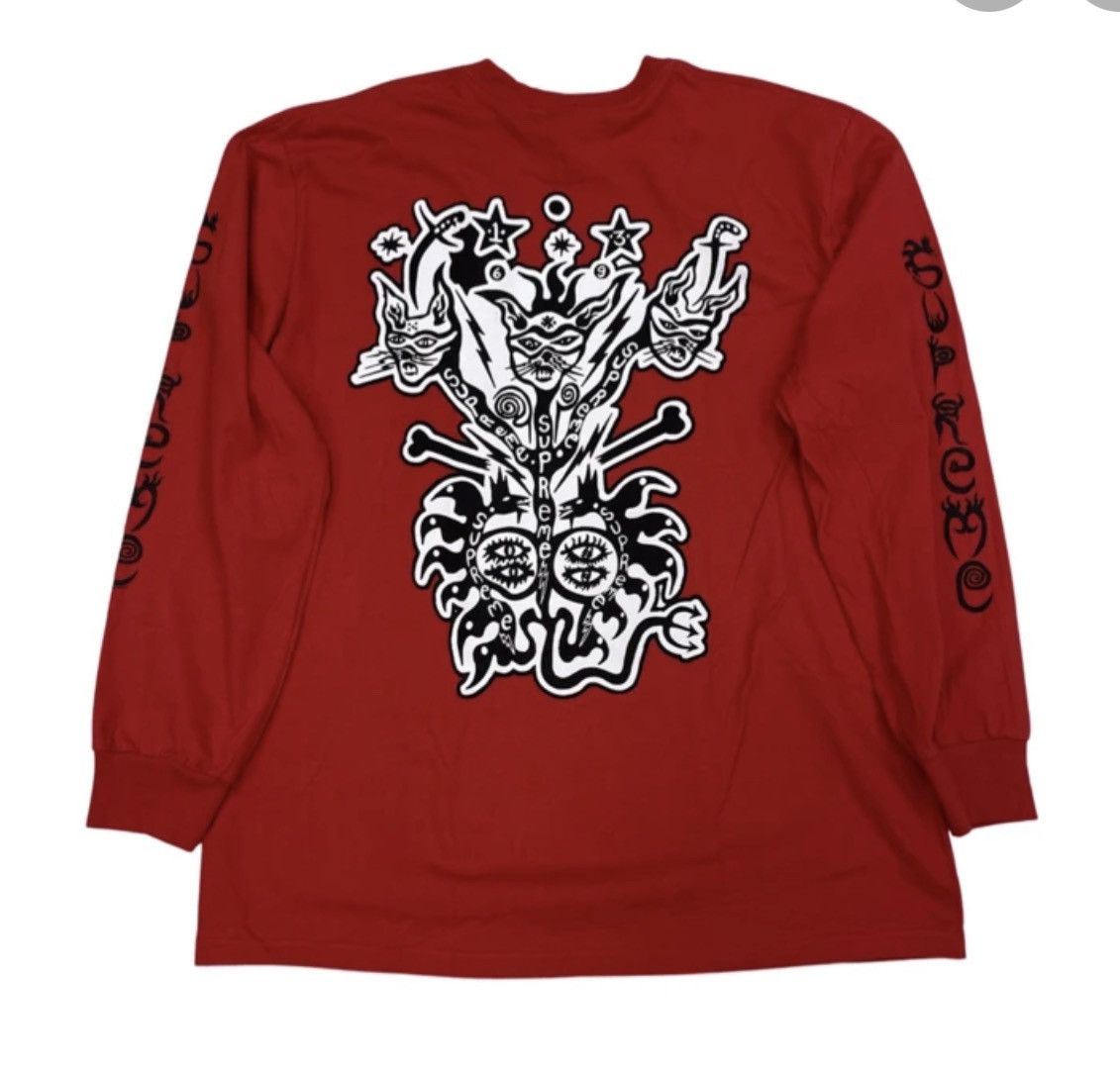 Supreme Clayton Patterson Lightning （XL） Supreme Clayton Patterson L S Tee (SS21) - $56
