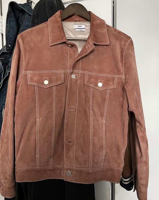 Cmmn Swdn CMMN SWDN X MR PORTER SUEDE TRUCKER JACKET Grailed