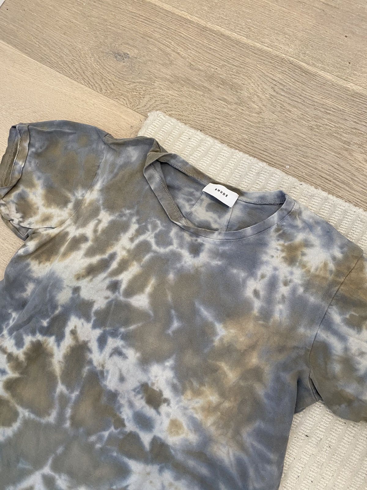 rhude tie dye shirt