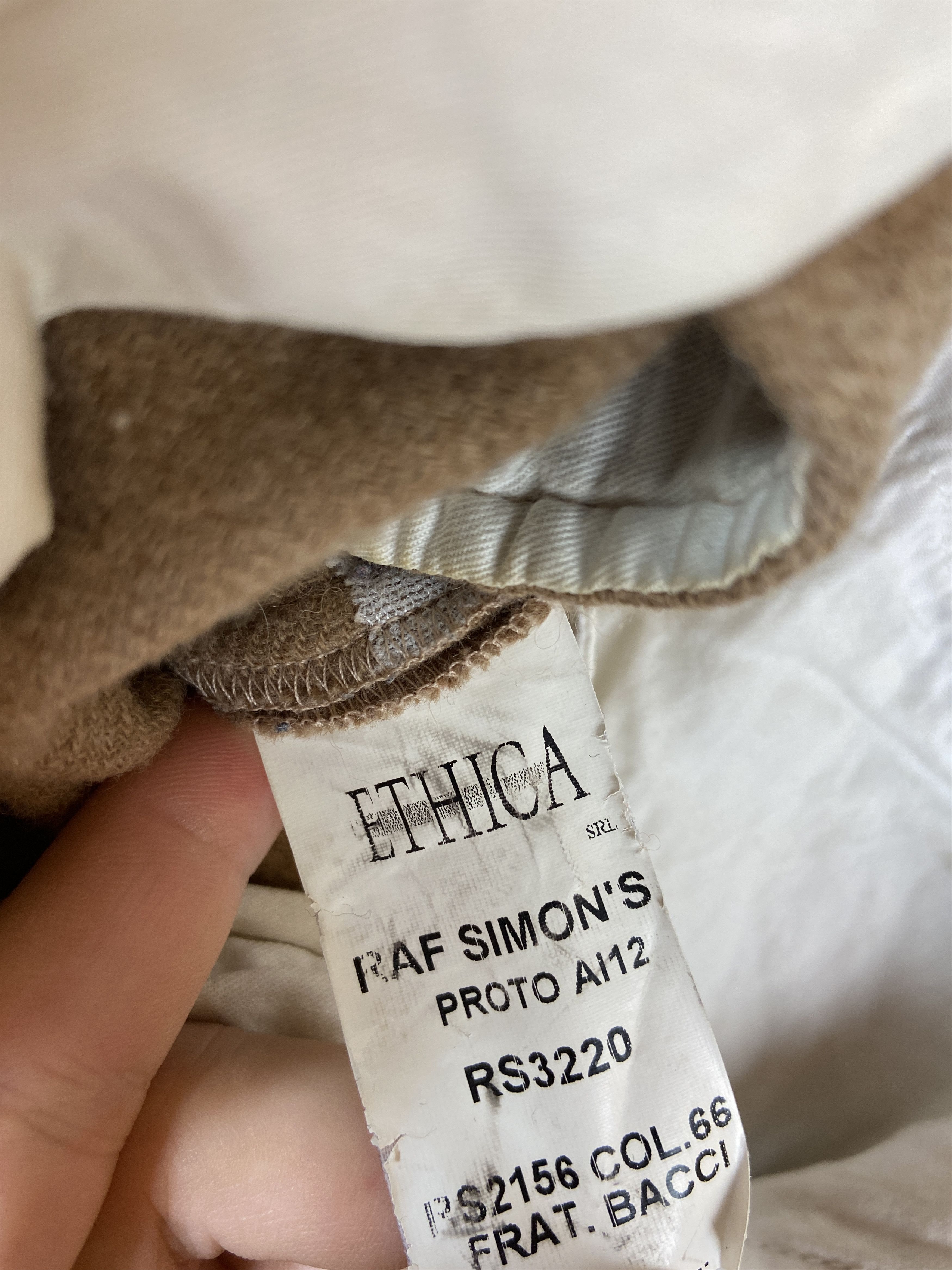 Raf Simons × Vintage Vintage Raf Simons Proto Wool Brown Pants Size US 31 - 9 Thumbnail