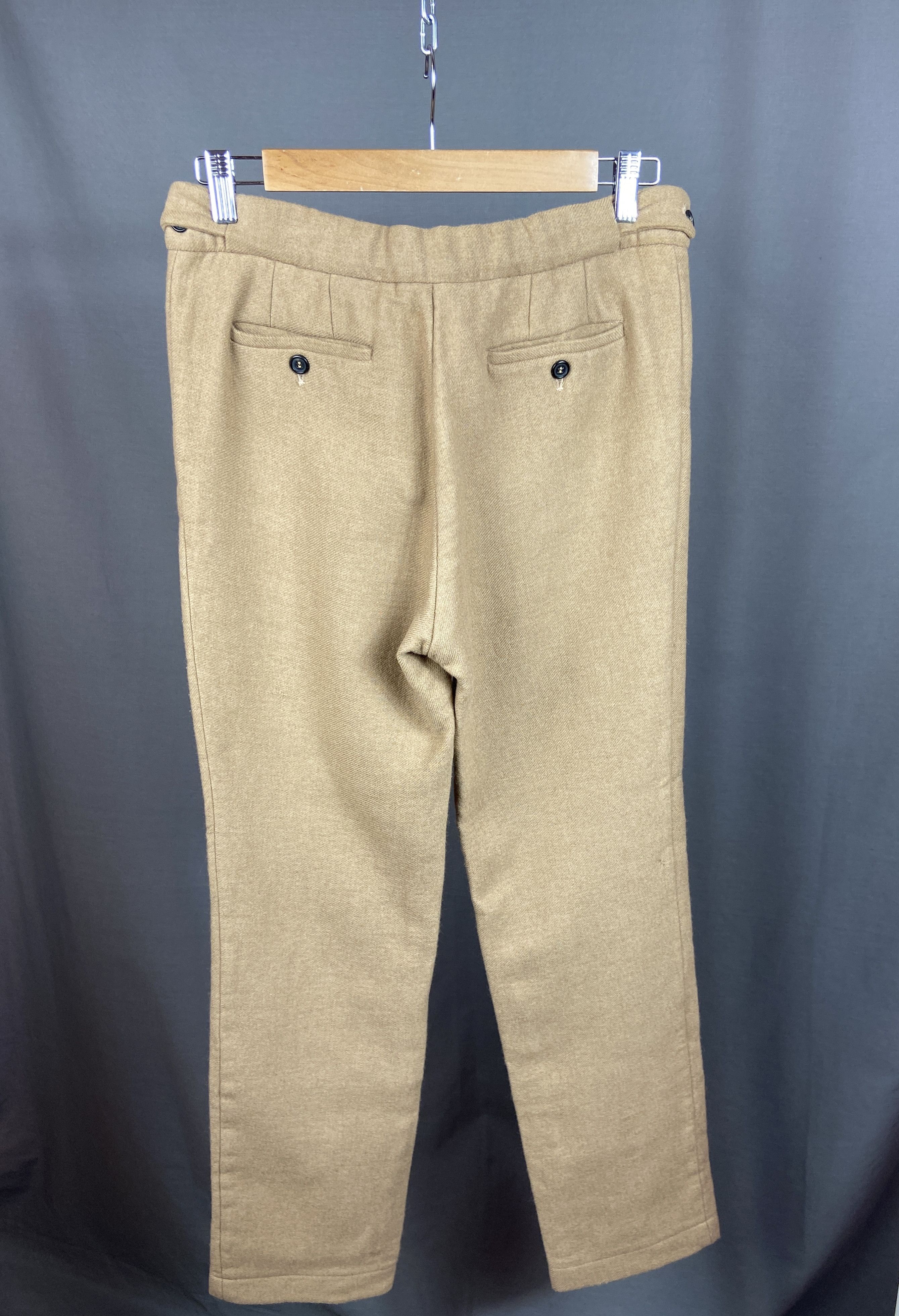 Raf Simons × Vintage Vintage Raf Simons Proto Wool Brown Pants Size US 31 - 3 Thumbnail