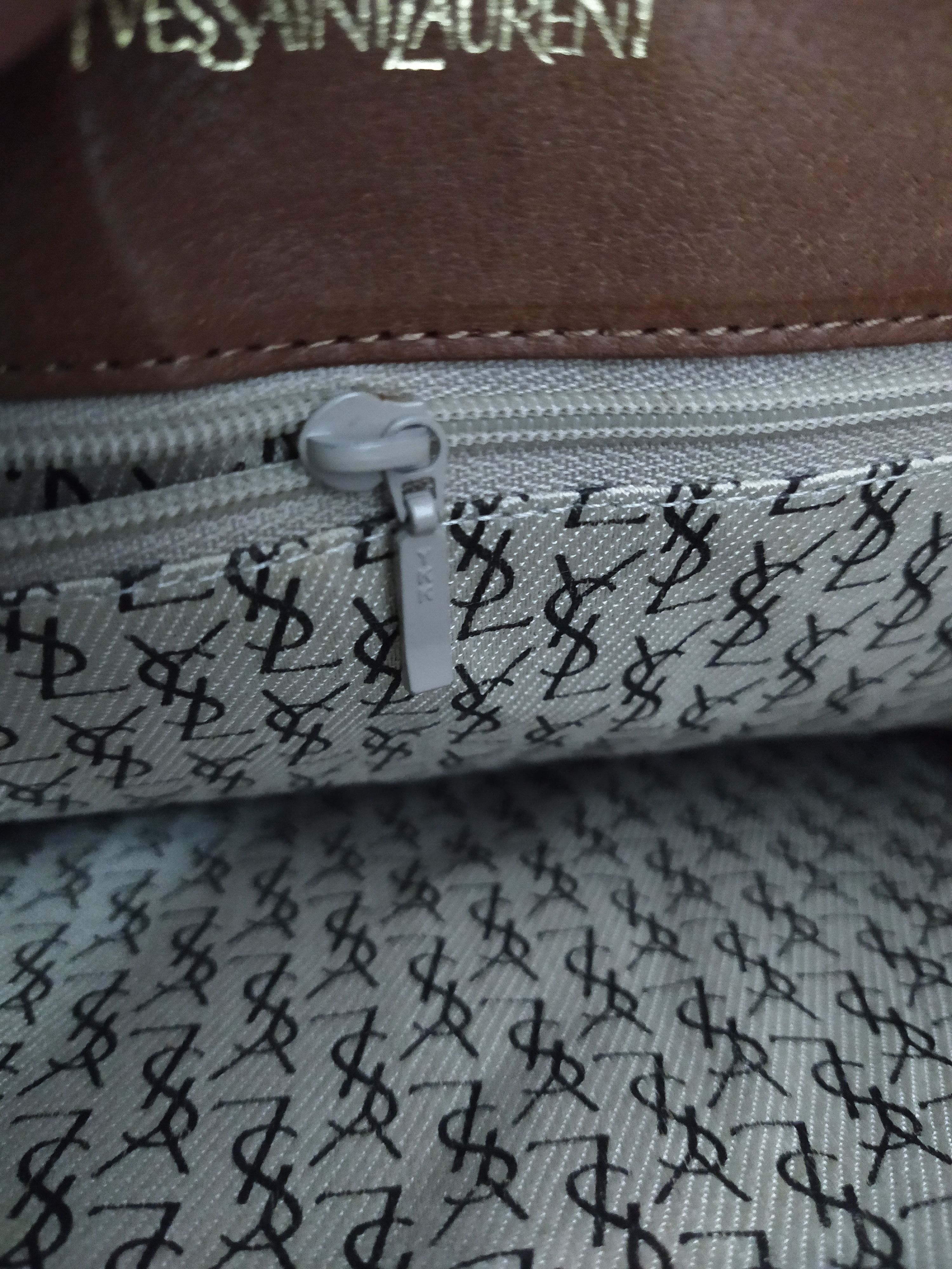 Vintage × Yves Saint Laurent YVES SAINT LAURENT YSL LEATHER BAG (C34) Size ONE SIZE - 10 Thumbnail