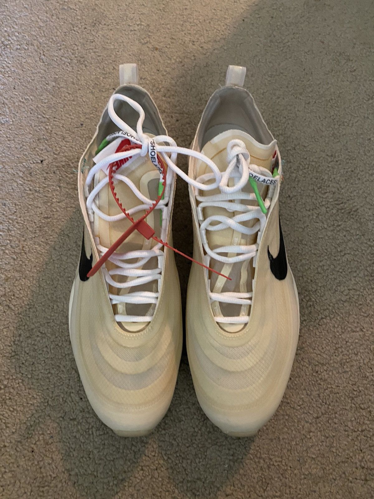Off White x Air Max 97 OG ‘The Ten’ Stock Supply | Nike x OFF-White Air Max 97 OG “The Ten” Size  main image 2