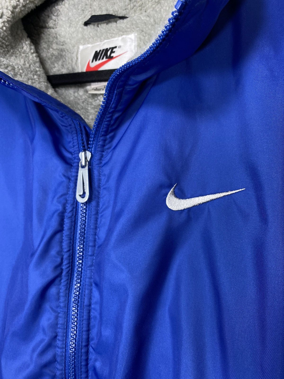 Nike × Vintage Vintage 90s Nike Sherpa jacket Size US L / EU 52-54 / 3 - 4 Thumbnail