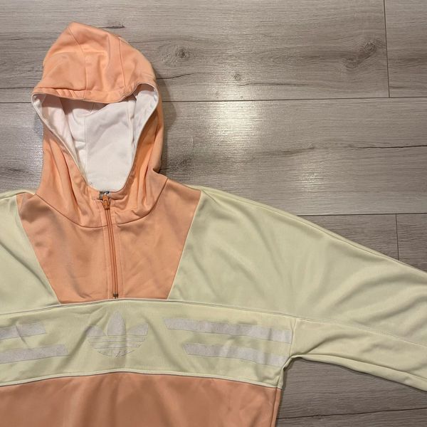 Salmon pink adidas outlet hoodie