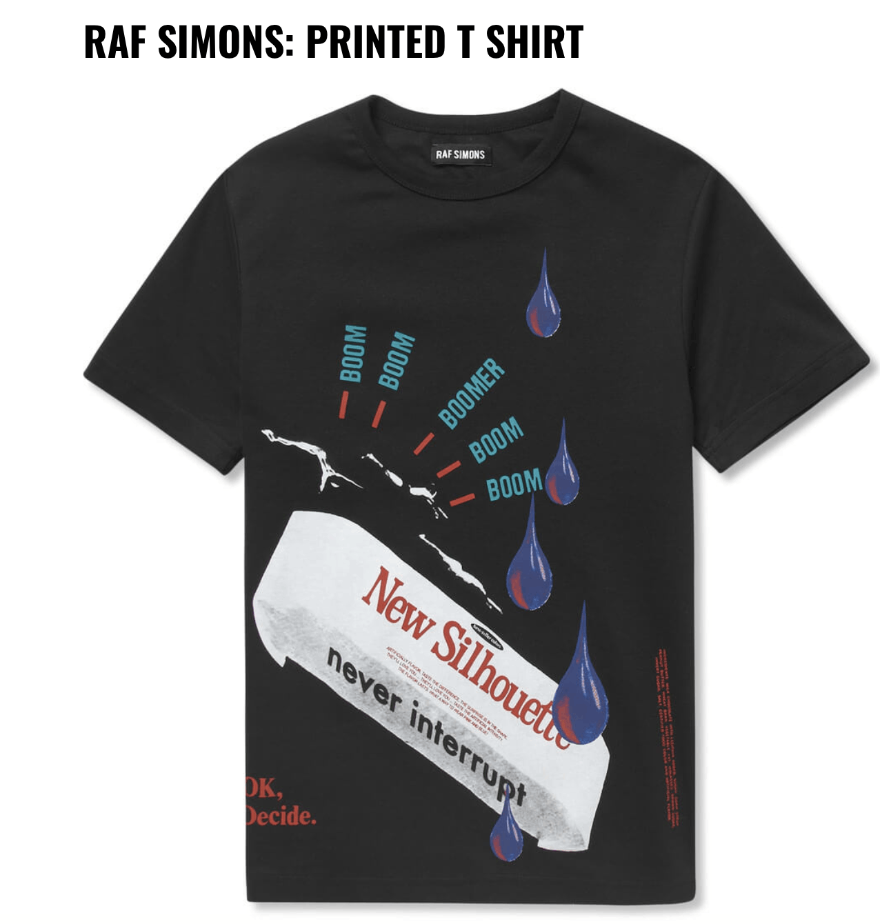 Raf Simons Raf Simons Spring/Summer 2014 ‘New Silhouette ' T-shirt S Size US S / EU 44-46 / 1 - 6 Thumbnail