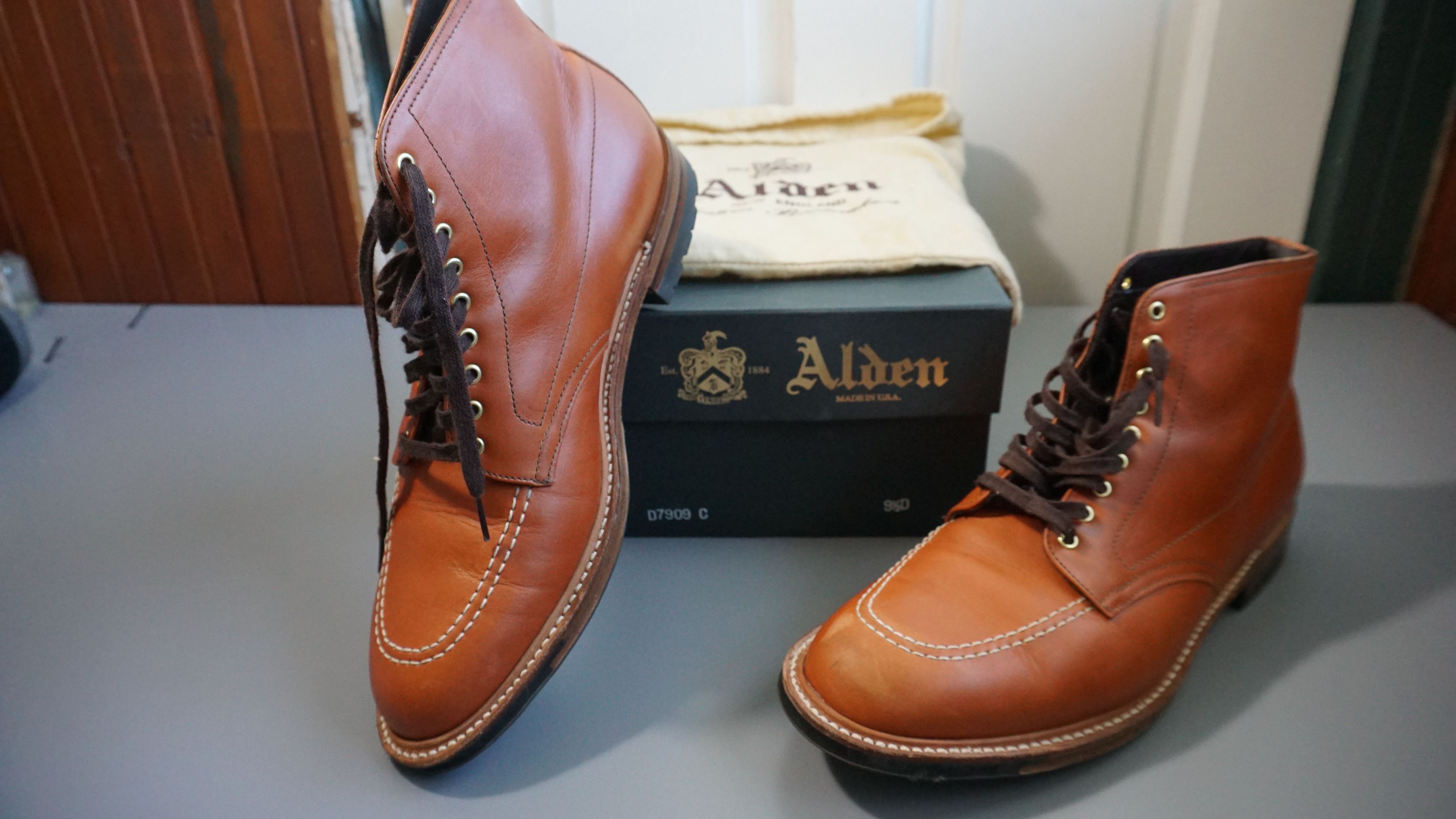 Alden Alden Indy Boot Standard & Strange Collaboration Pecan Grailed