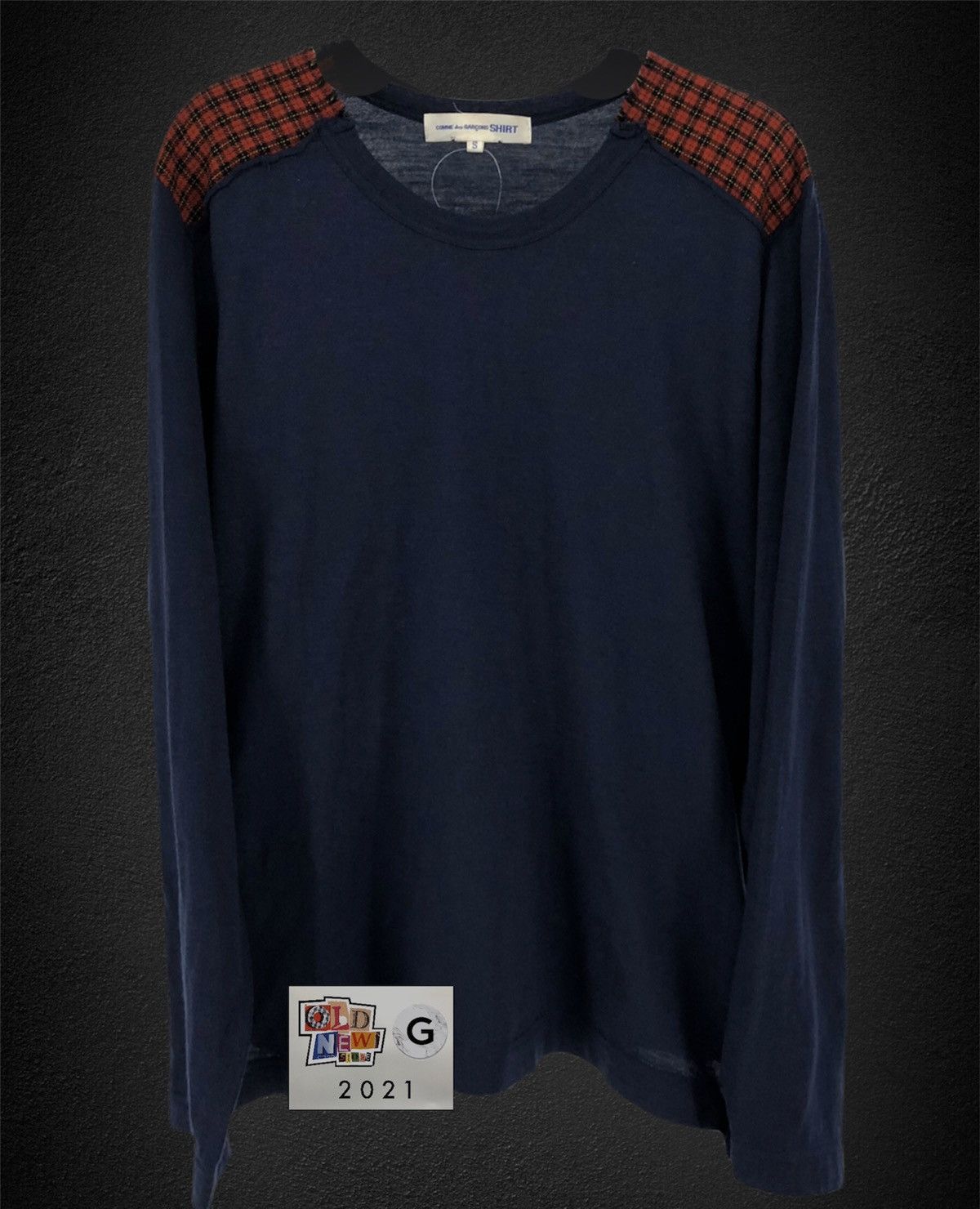 CdG Shirt Distressed Edges Sweater - W15139