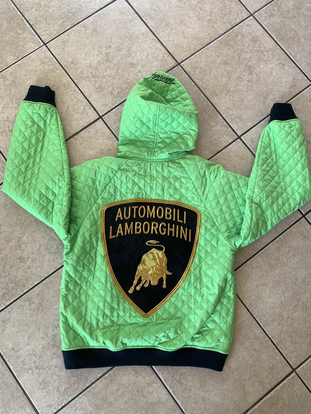 Supreme Supreme Automobili Lamborghini Hooded Work Jacket SS20 | Grailed