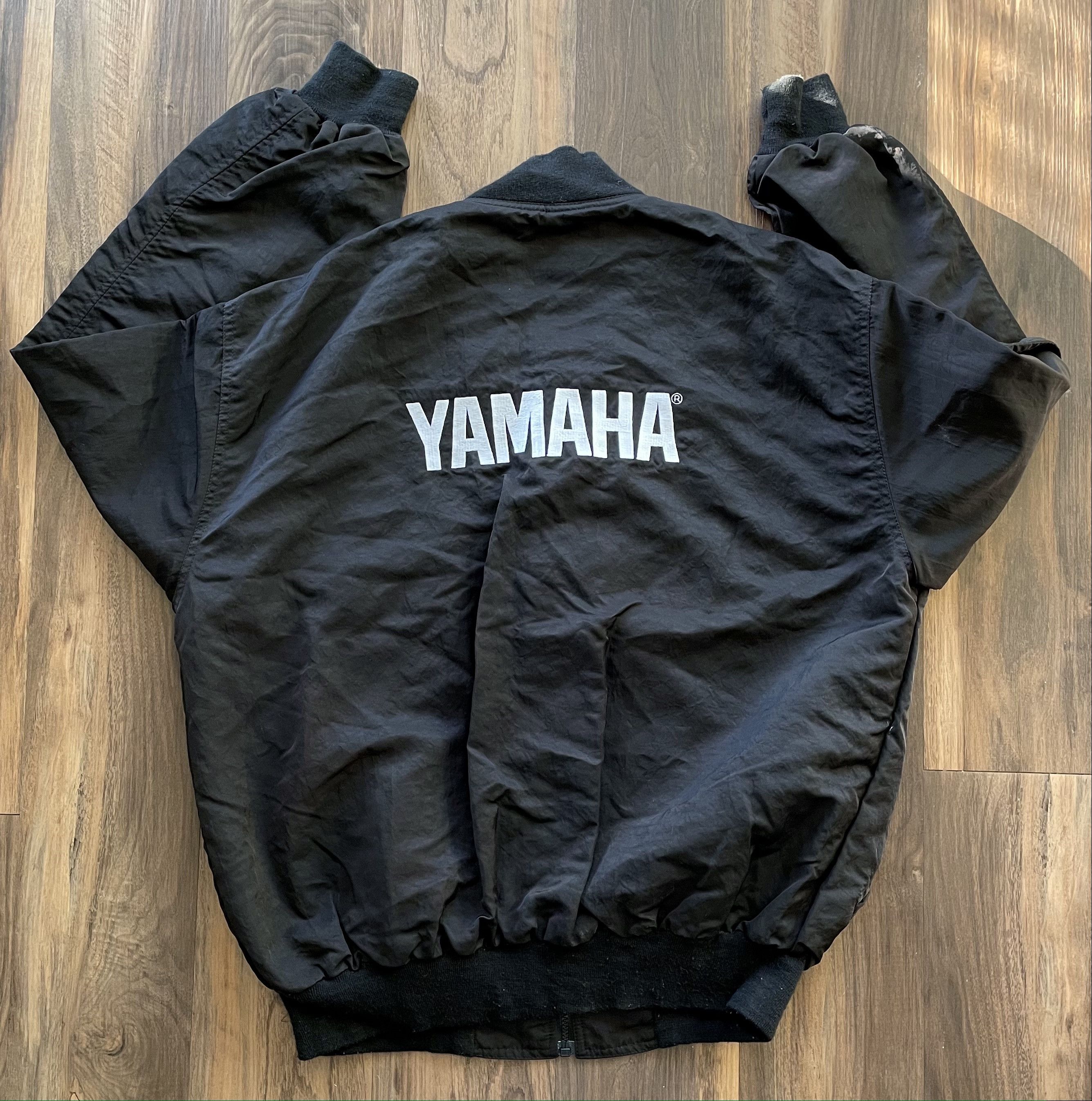 Vintage × Yamaha Vintage Yamaha Bomber Jacket Studio Gear 90s Size US XL / EU 56 / 4 - 2 Thumbnail