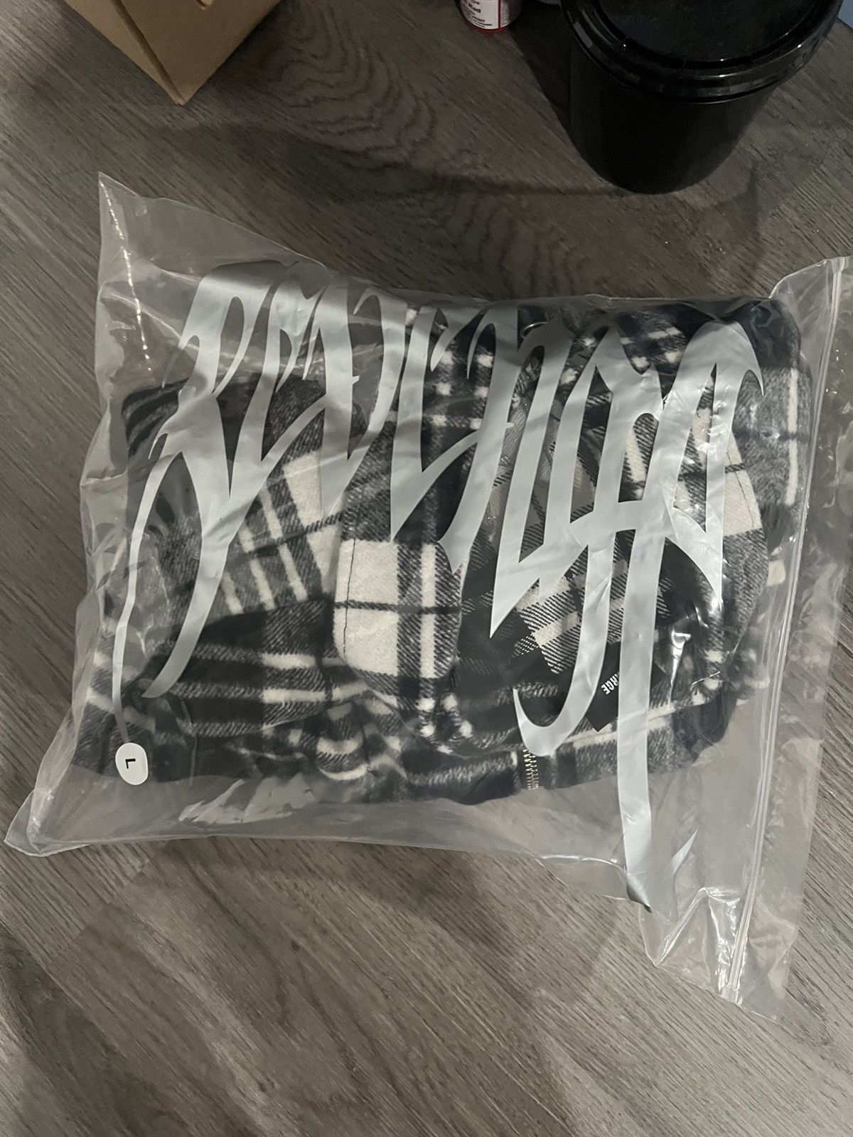 Revenge Revenge embroidered Zip up Flannel black white Size US L / EU 52-54 / 3 - 5 Thumbnail
