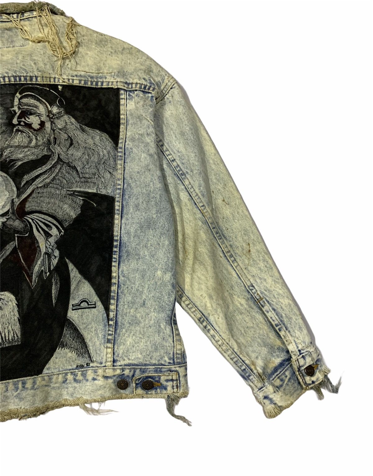 Levi's Vintage Clothing 🔥VINTAGE 80s DISTRESSED LEVIS TRUCKERS JACKET Size US S / EU 44-46 / 1 - 3 Thumbnail