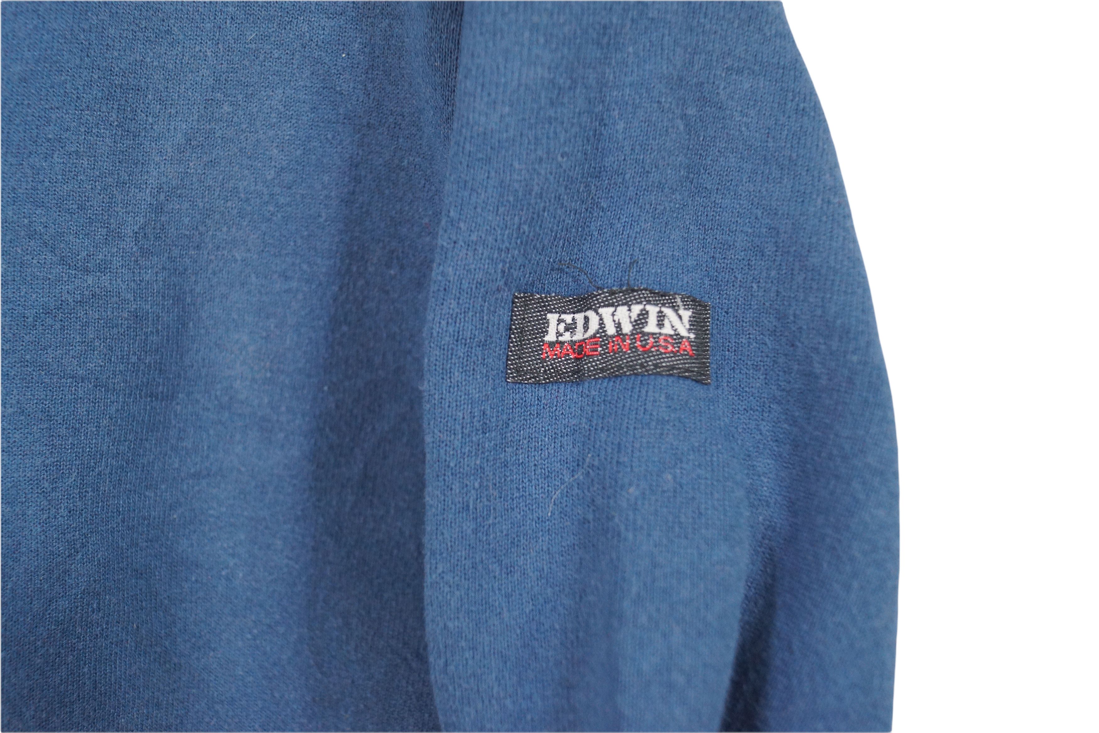 Edwin × Vintage Rare!! Vintage Edwin Sweatshirt Plain Size US M / EU 48-50 / 2 - 3 Thumbnail