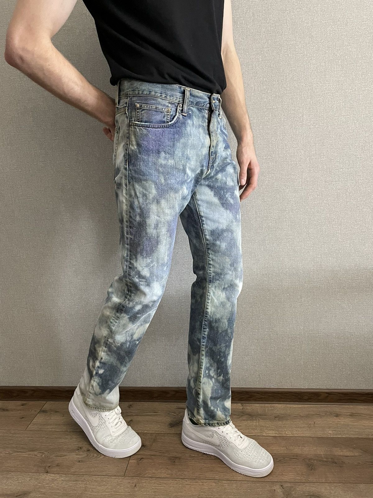Carhartt × Carhartt Wip CARHARTT WIP Davies Pants jeans Tie Dye effect hand made Size US 32 / EU 48 - 4 Thumbnail
