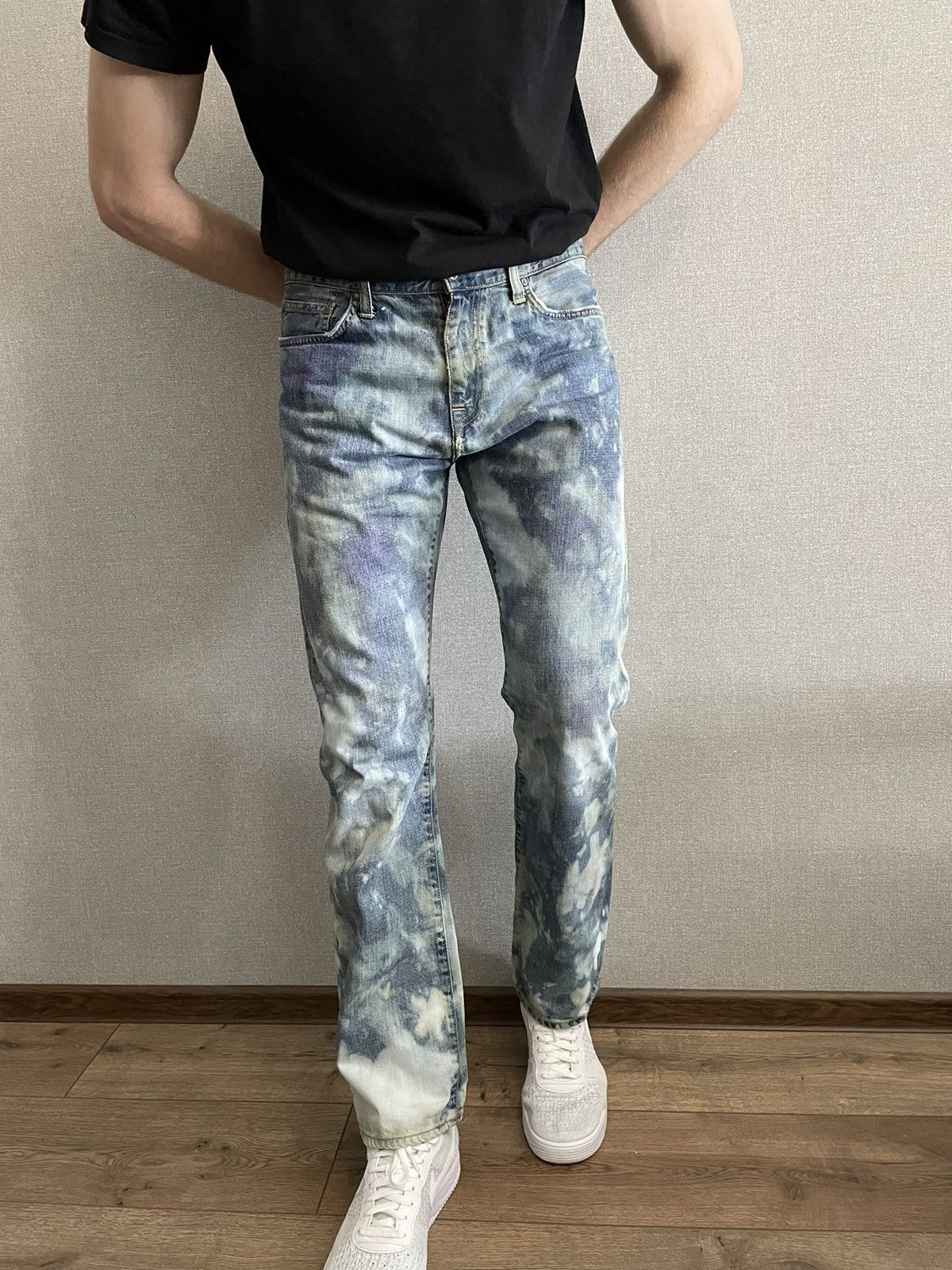 Carhartt × Carhartt Wip CARHARTT WIP Davies Pants jeans Tie Dye effect hand made Size US 32 / EU 48 - 3 Thumbnail