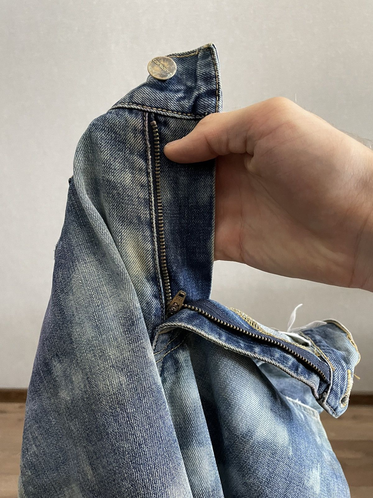 Carhartt × Carhartt Wip CARHARTT WIP Davies Pants jeans Tie Dye effect hand made Size US 32 / EU 48 - 14 Thumbnail