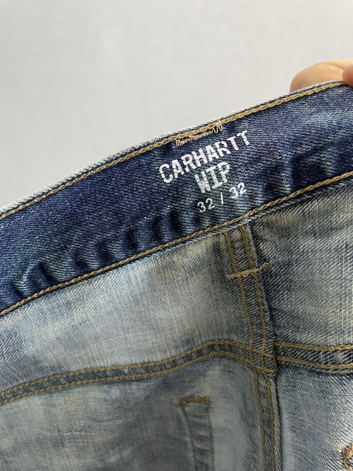 Carhartt × Carhartt Wip CARHARTT WIP Davies Pants jeans Tie Dye effect hand made Size US 32 / EU 48 - 13 Thumbnail