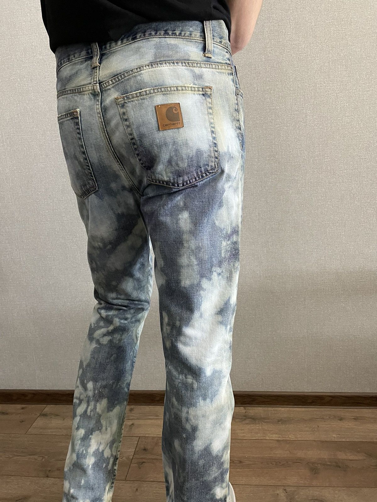 Carhartt × Carhartt Wip CARHARTT WIP Davies Pants jeans Tie Dye effect hand made Size US 32 / EU 48 - 11 Thumbnail