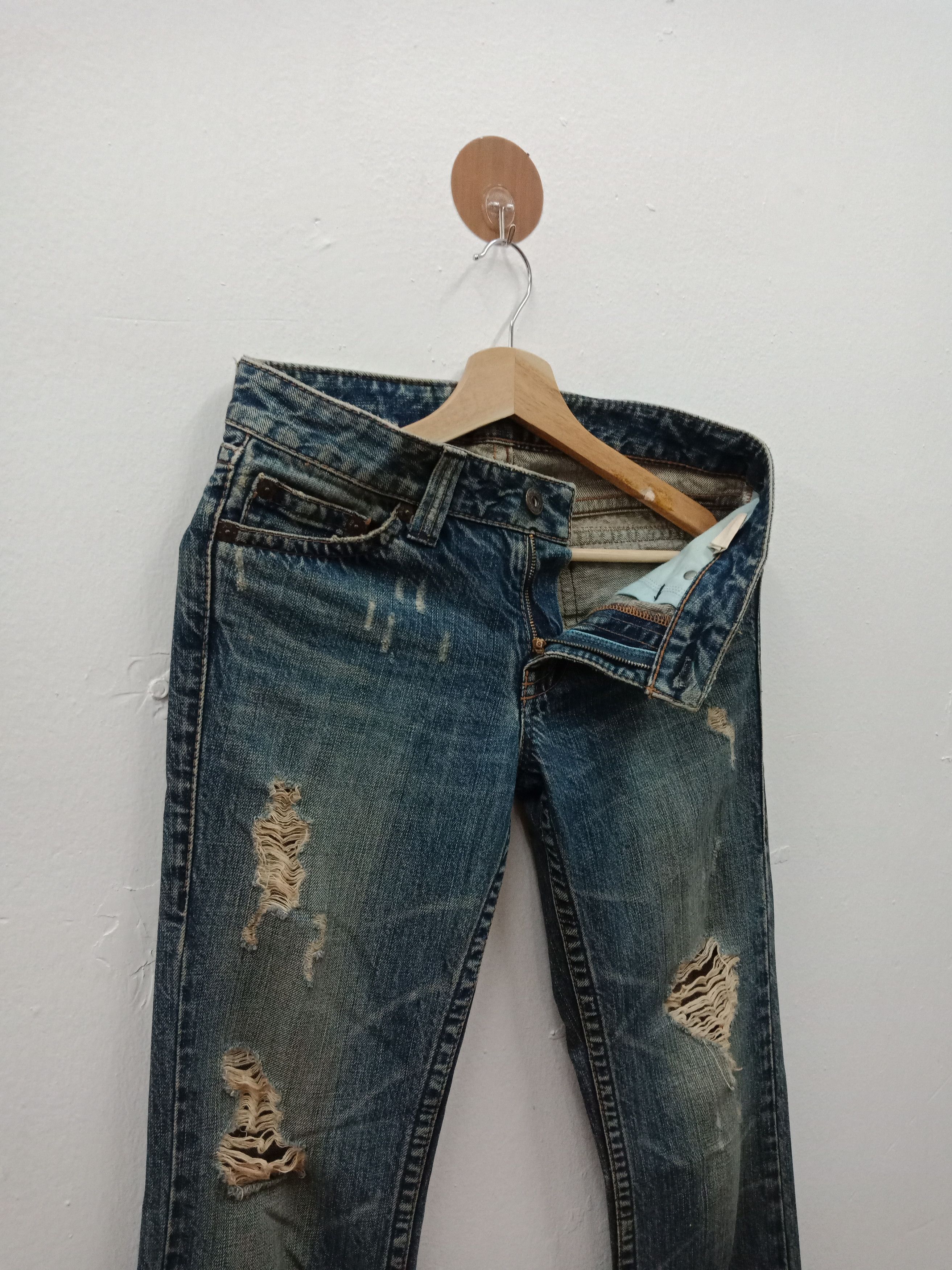 In The Attic Material Girl Distressed Shredded Size US 30 / EU 46 - 6 Thumbnail