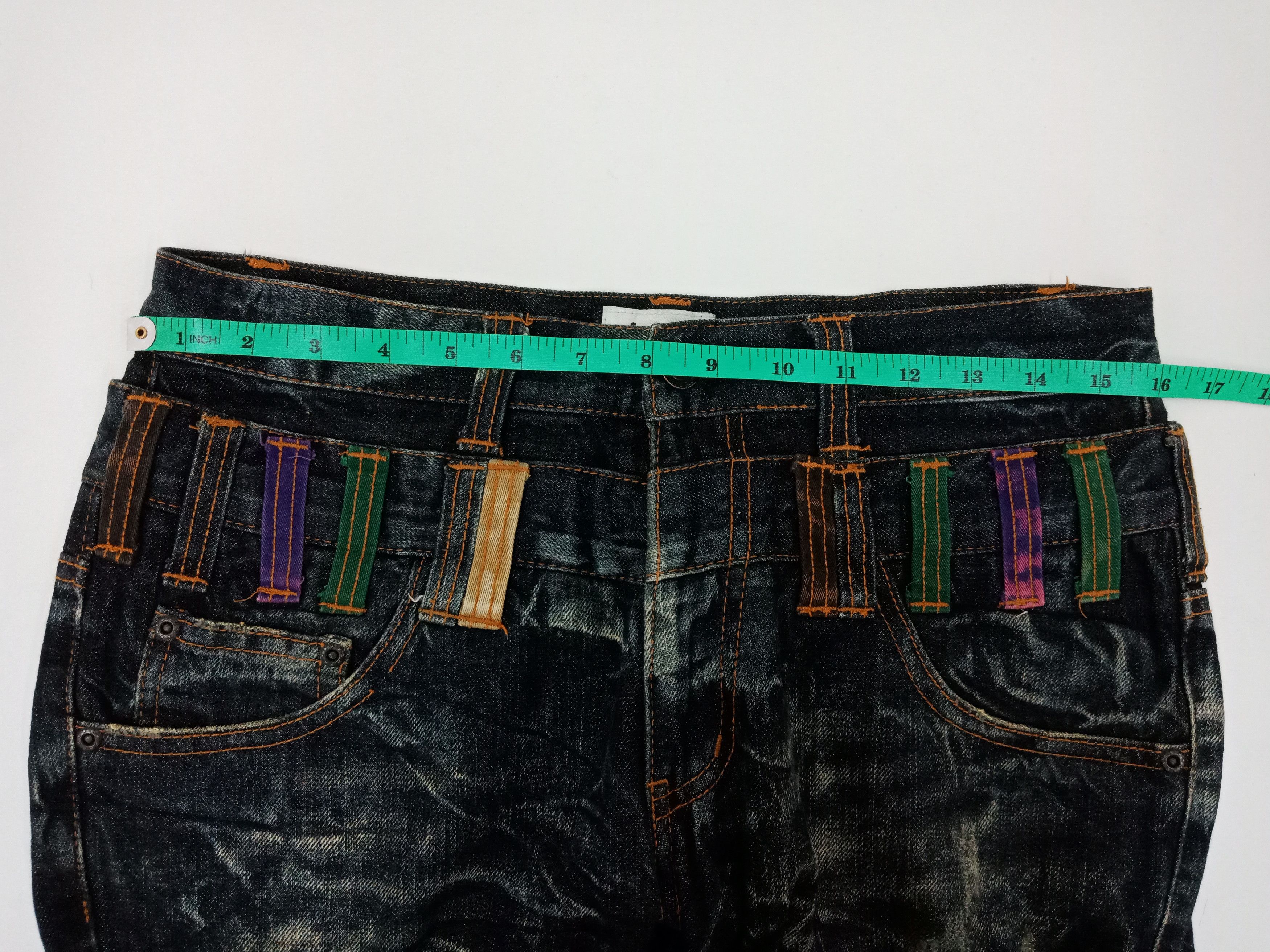 semanticdesign Nylaus Double Waist Rusty Distressed Shredded Size US 32 / EU 48 - 9 Thumbnail