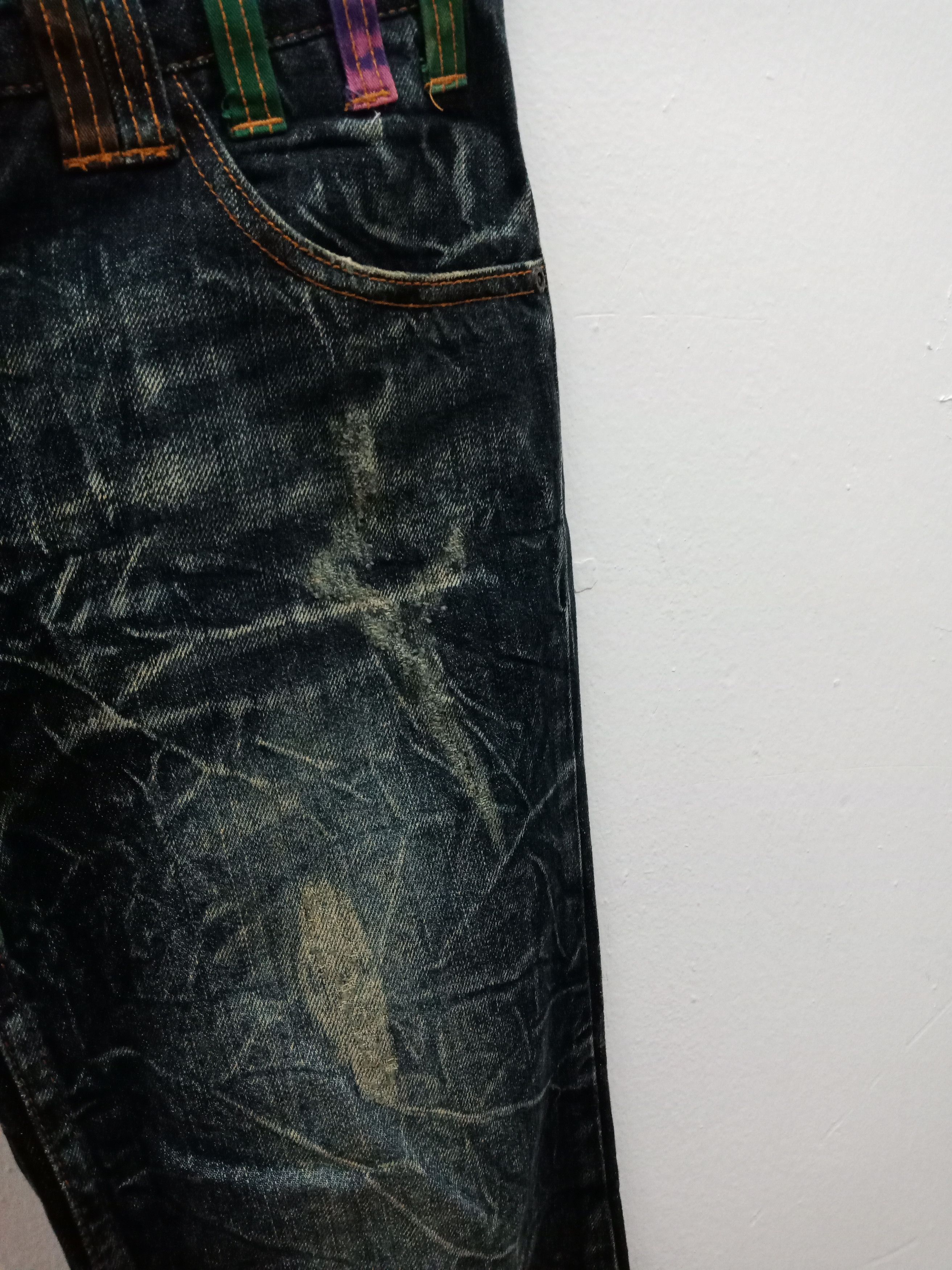 semanticdesign Nylaus Double Waist Rusty Distressed Shredded Size US 32 / EU 48 - 6 Thumbnail