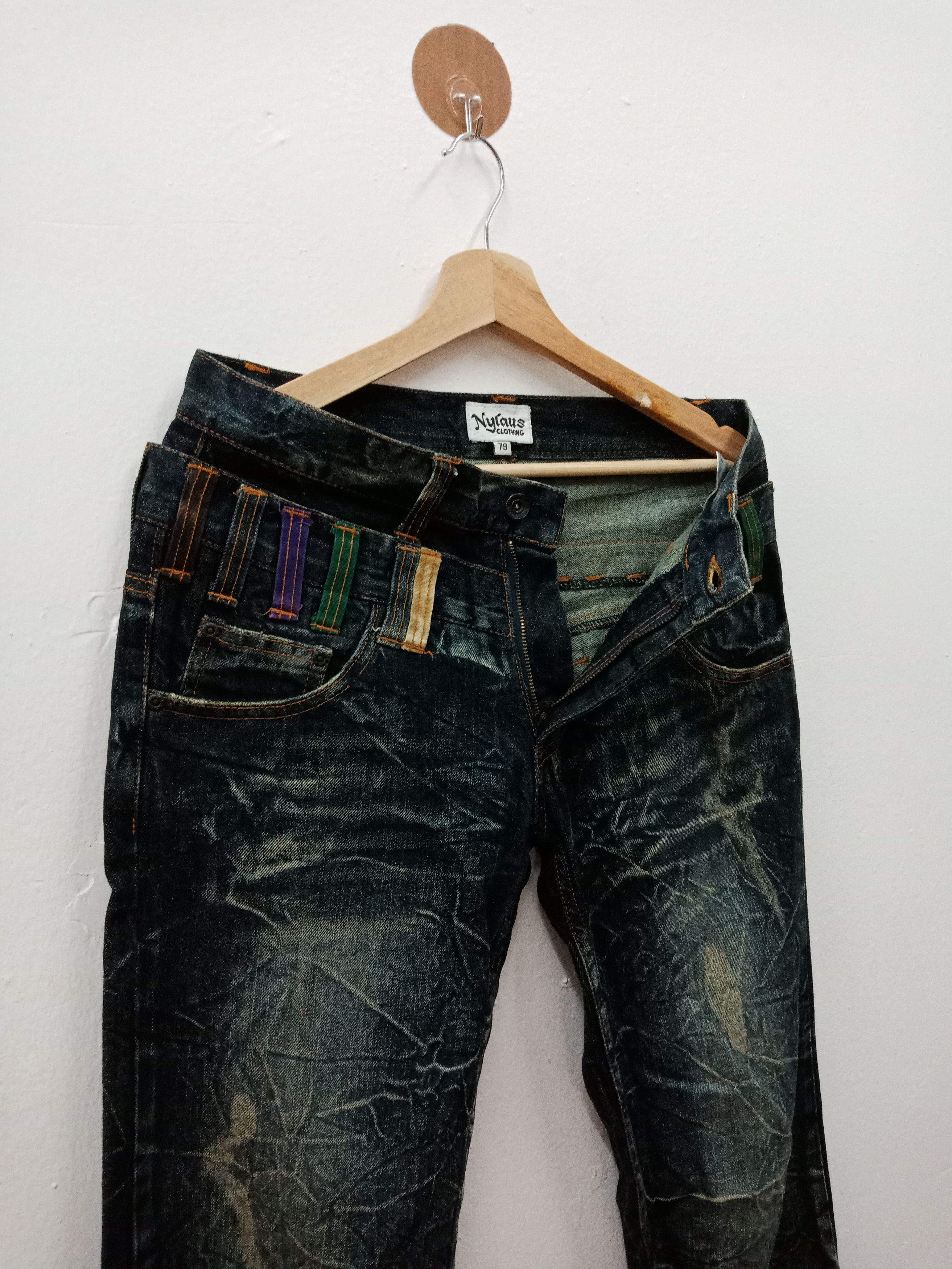 semanticdesign Nylaus Double Waist Rusty Distressed Shredded Size US 32 / EU 48 - 8 Thumbnail