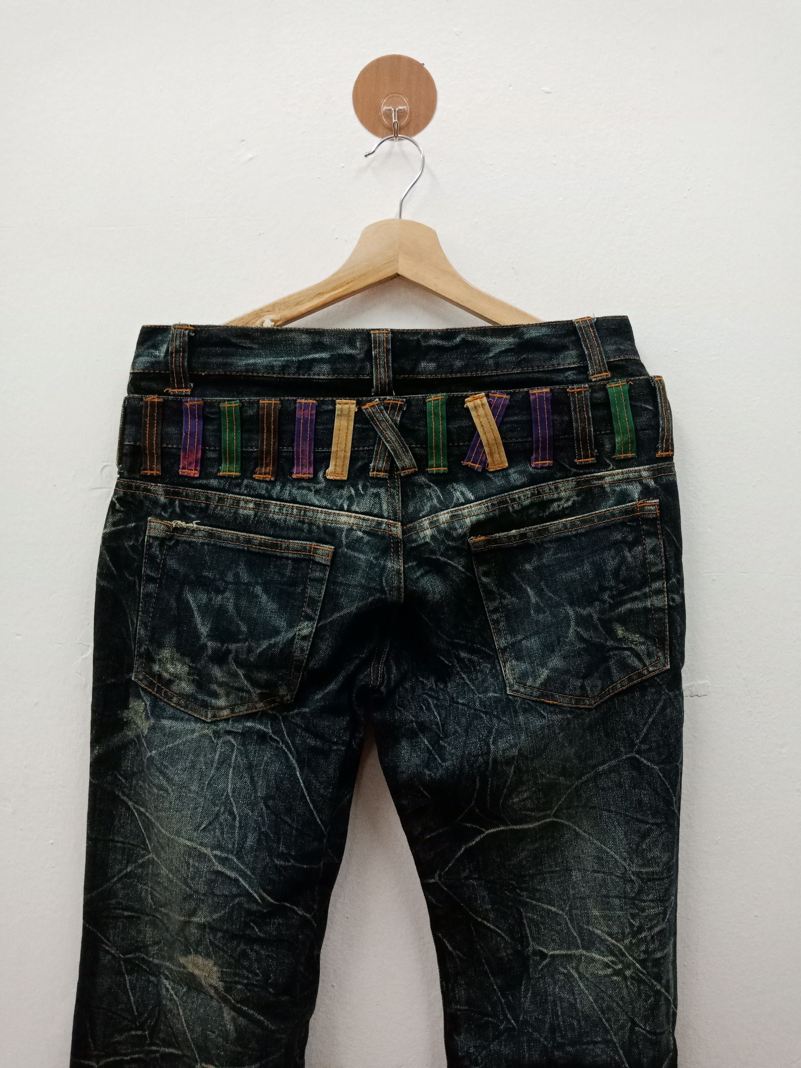 semanticdesign Nylaus Double Waist Rusty Distressed Shredded Size US 32 / EU 48 - 5 Thumbnail