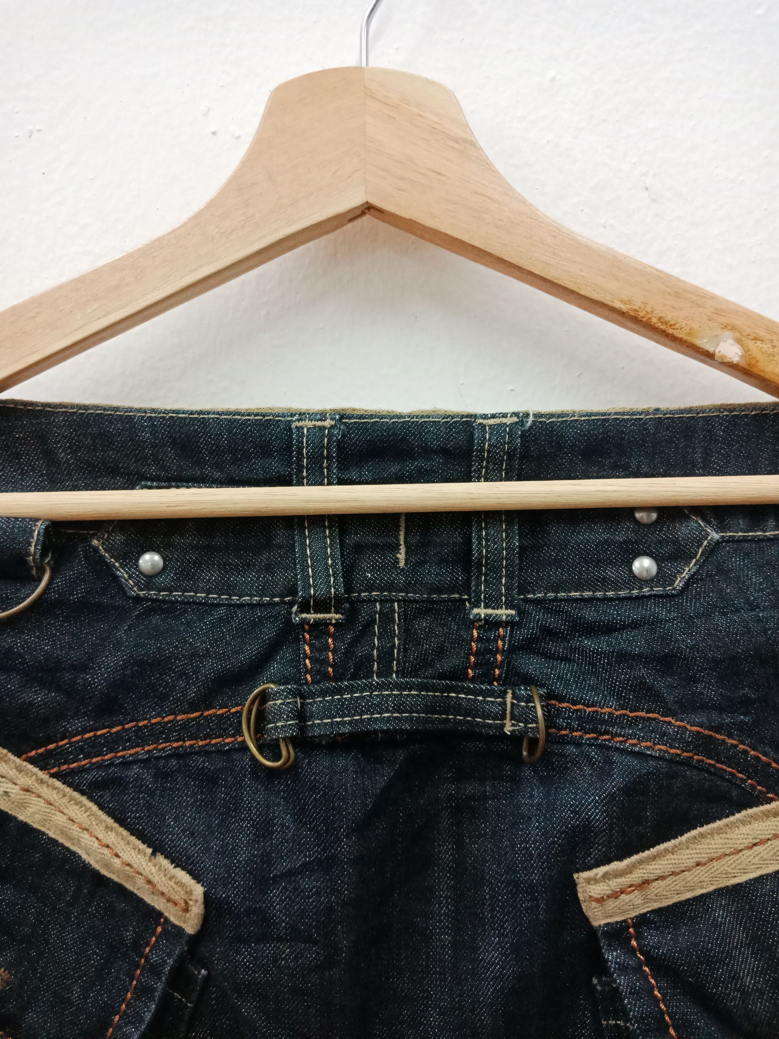 PPFM PPFM Nude Brown 2 Tones Patchworks Pockets Buckle Size US 32 / EU 48 - 7 Thumbnail