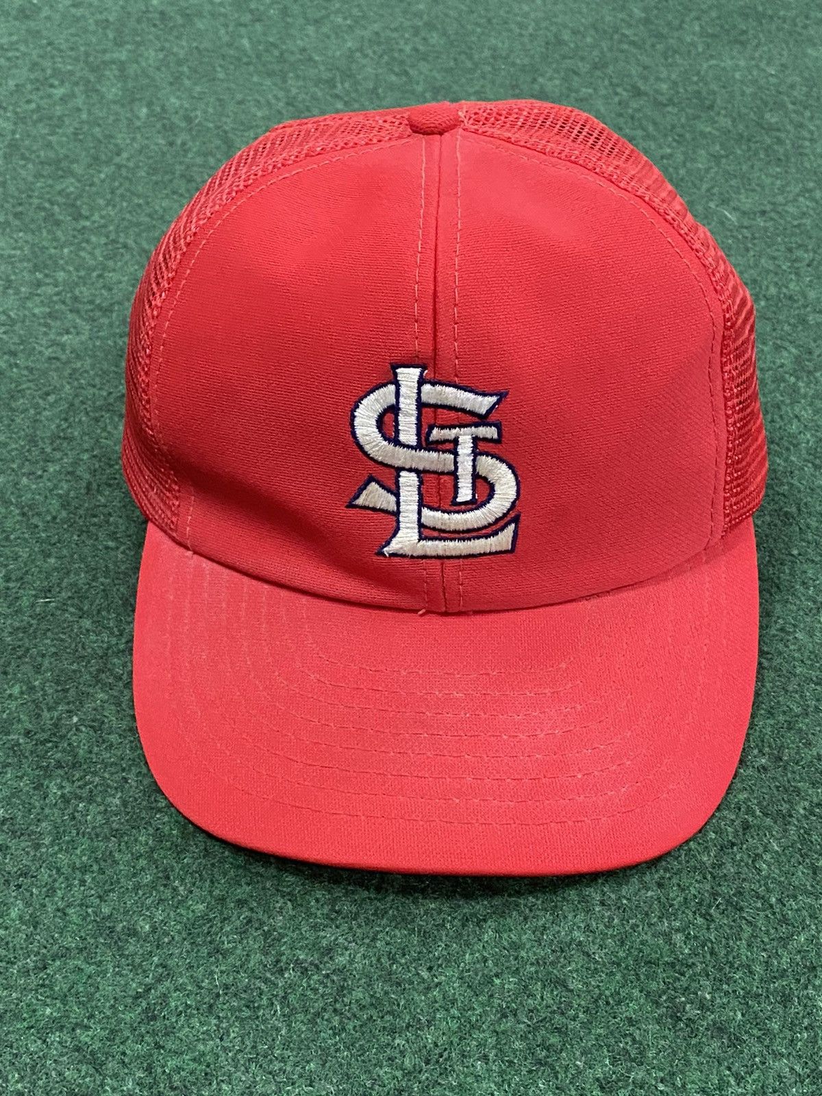MLB Vintage 80s St Louis Cardinals Trucker Hat Size ONE SIZE - 1 Thumbnail