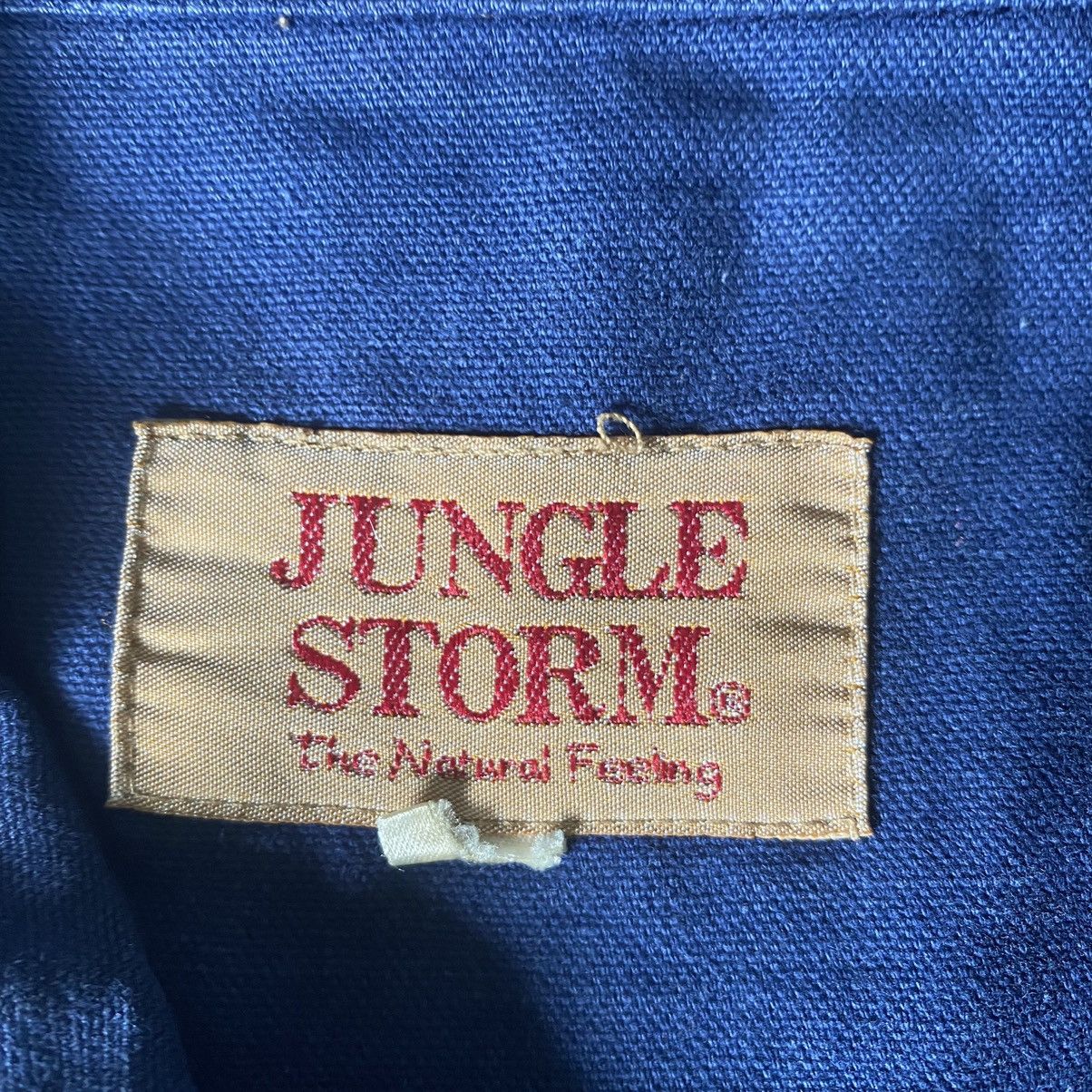 Japanese Brand Vintage Japanese JUNGLE STORM Canvas Chore Jacket Sunfaded Size US M / EU 48-50 / 2 - 12 Thumbnail