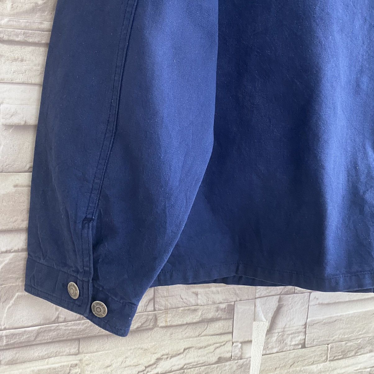 Japanese Brand Vintage Japanese JUNGLE STORM Canvas Chore Jacket Sunfaded Size US M / EU 48-50 / 2 - 8 Thumbnail
