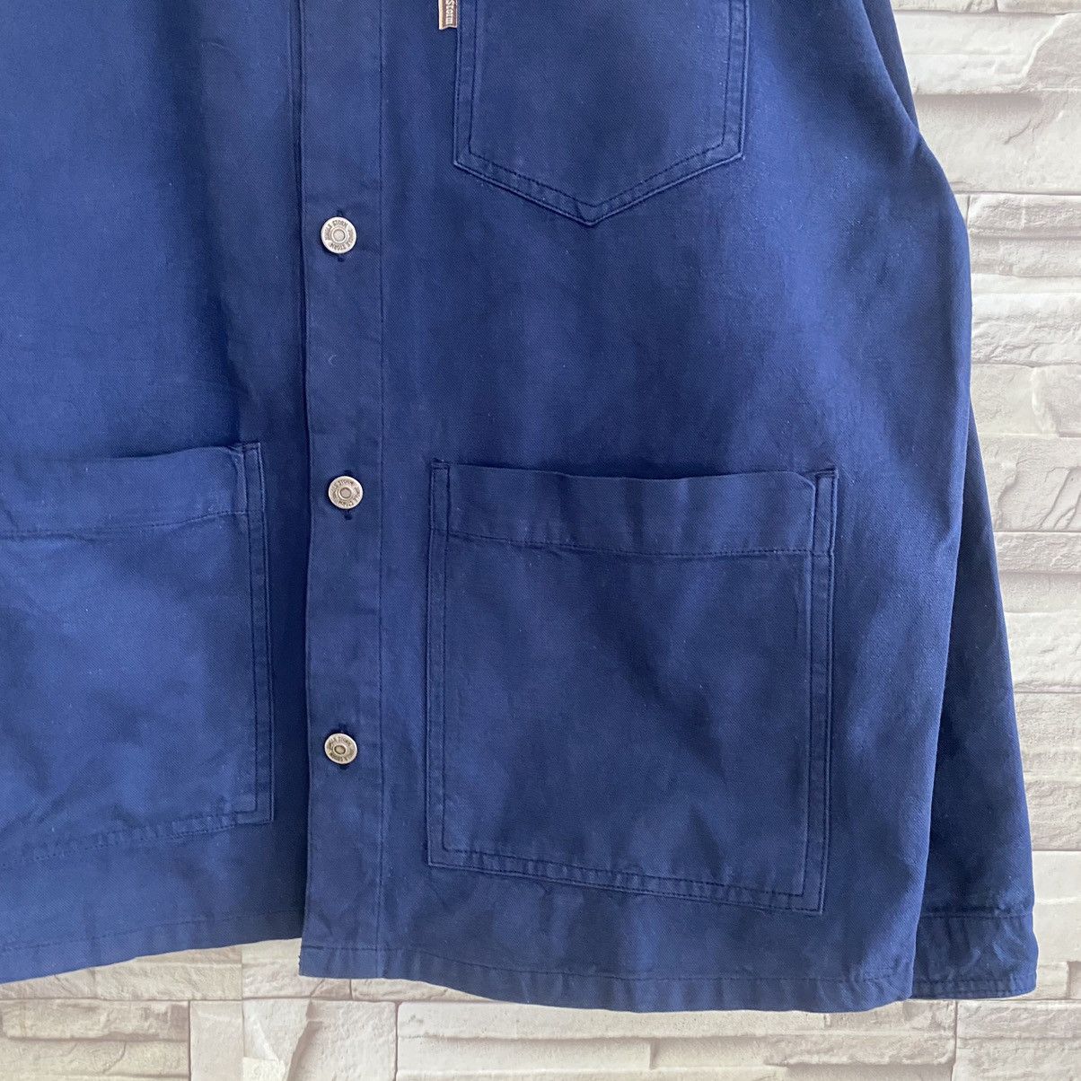 Japanese Brand Vintage Japanese JUNGLE STORM Canvas Chore Jacket Sunfaded Size US M / EU 48-50 / 2 - 5 Thumbnail
