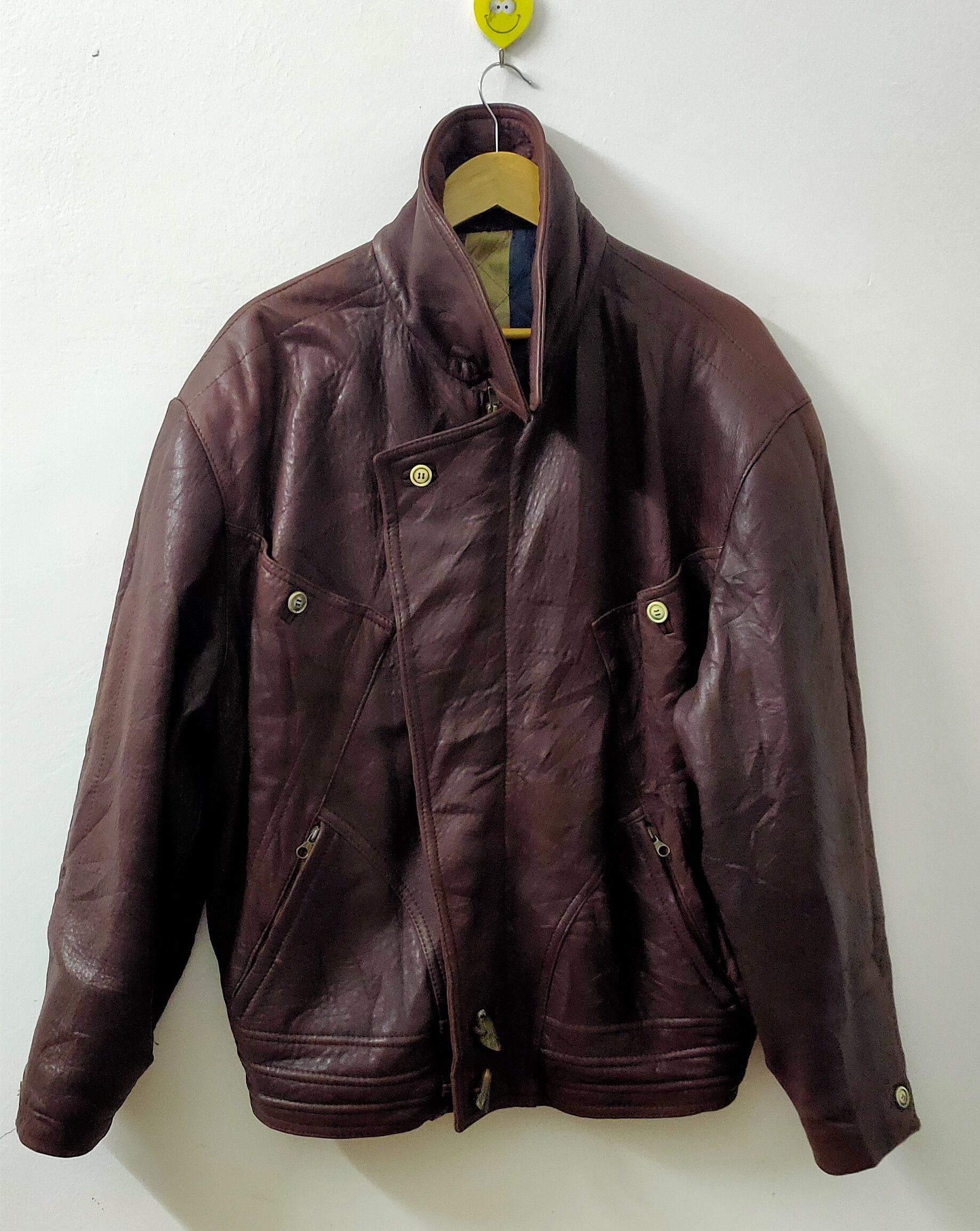 Italian Designers Verri Uomo italy leather jacket | Grailed