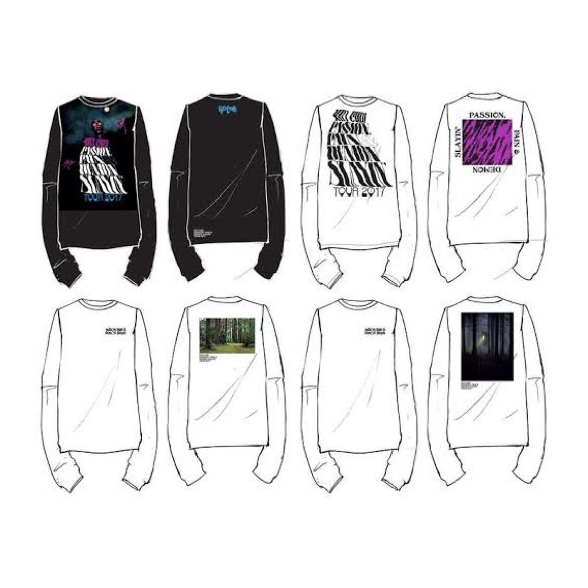 Kid Cudi × Virgil Abloh Kid Cudi X Virgil Abloh “Passion Pain & Demon Slayin” LS Tee Size US XL / EU 56 / 4 - 8 Thumbnail