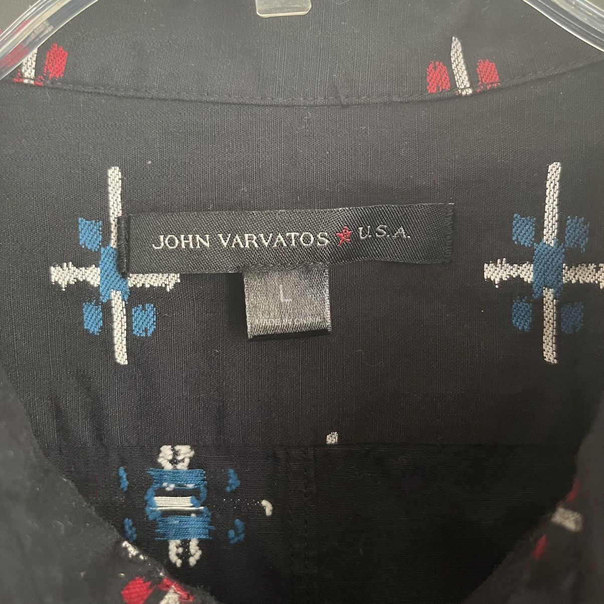 John Varvatos John Varvatos Embroidered Button Down Long Sleeve Shirt Size US L / EU 52-54 / 3 - 4 Thumbnail