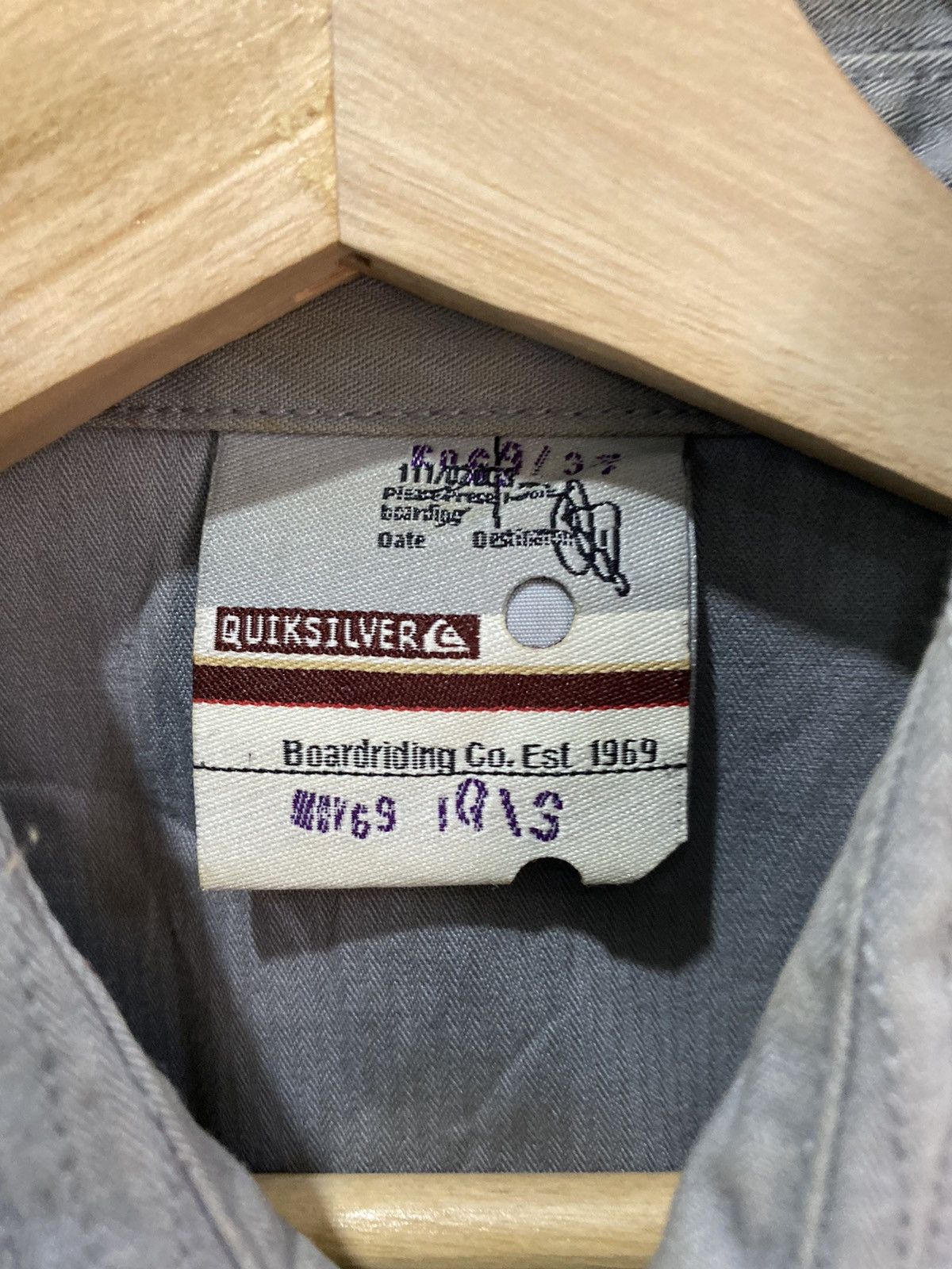 Quicksilver × Quiksilver VTG QUIKSILVER SKATEBOARD HALF BUTTON UP LONGSLEEVE SHIRT Size US M / EU 48-50 / 2 - 8 Thumbnail