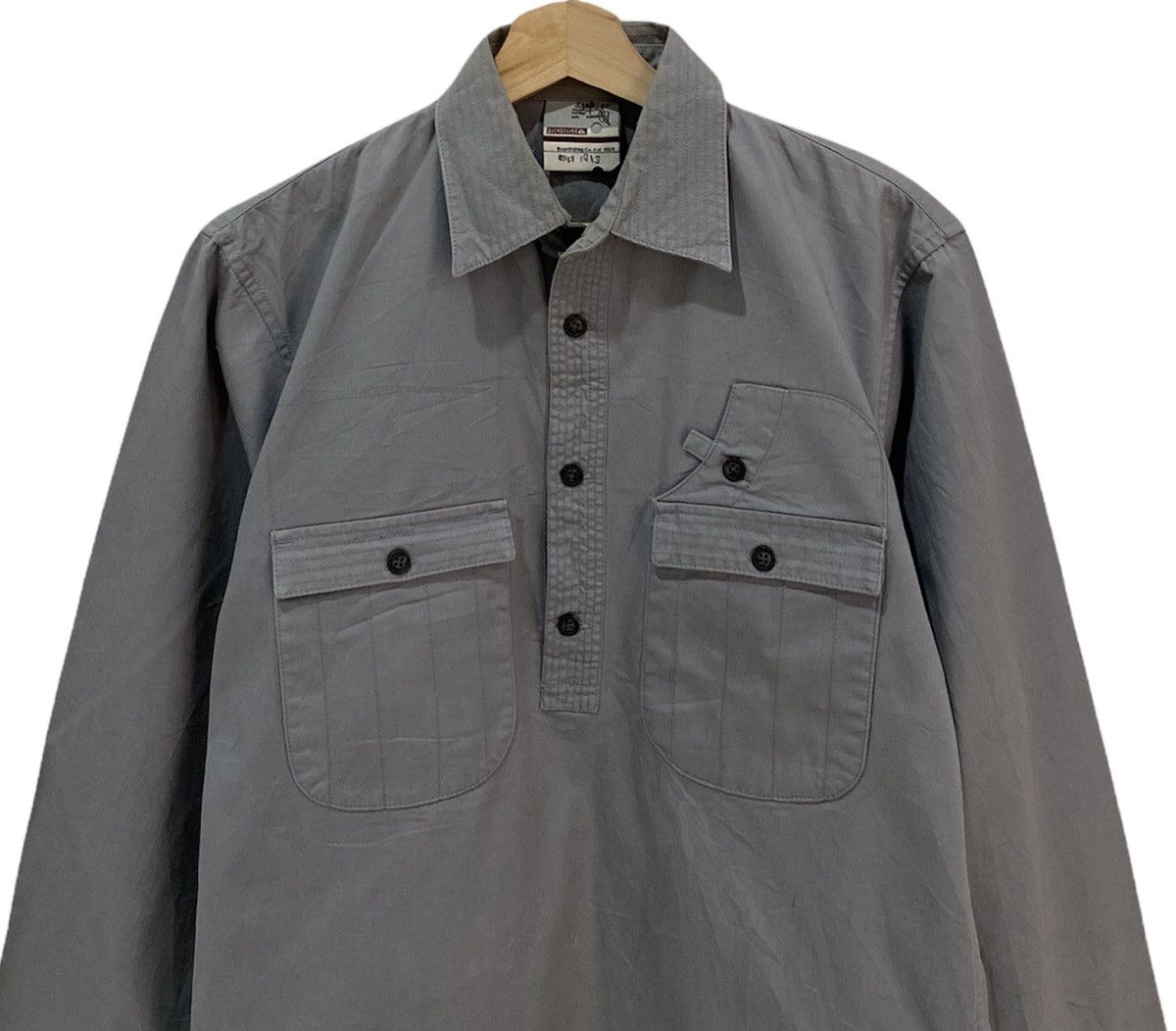 Quicksilver × Quiksilver VTG QUIKSILVER SKATEBOARD HALF BUTTON UP LONGSLEEVE SHIRT Size US M / EU 48-50 / 2 - 2 Thumbnail