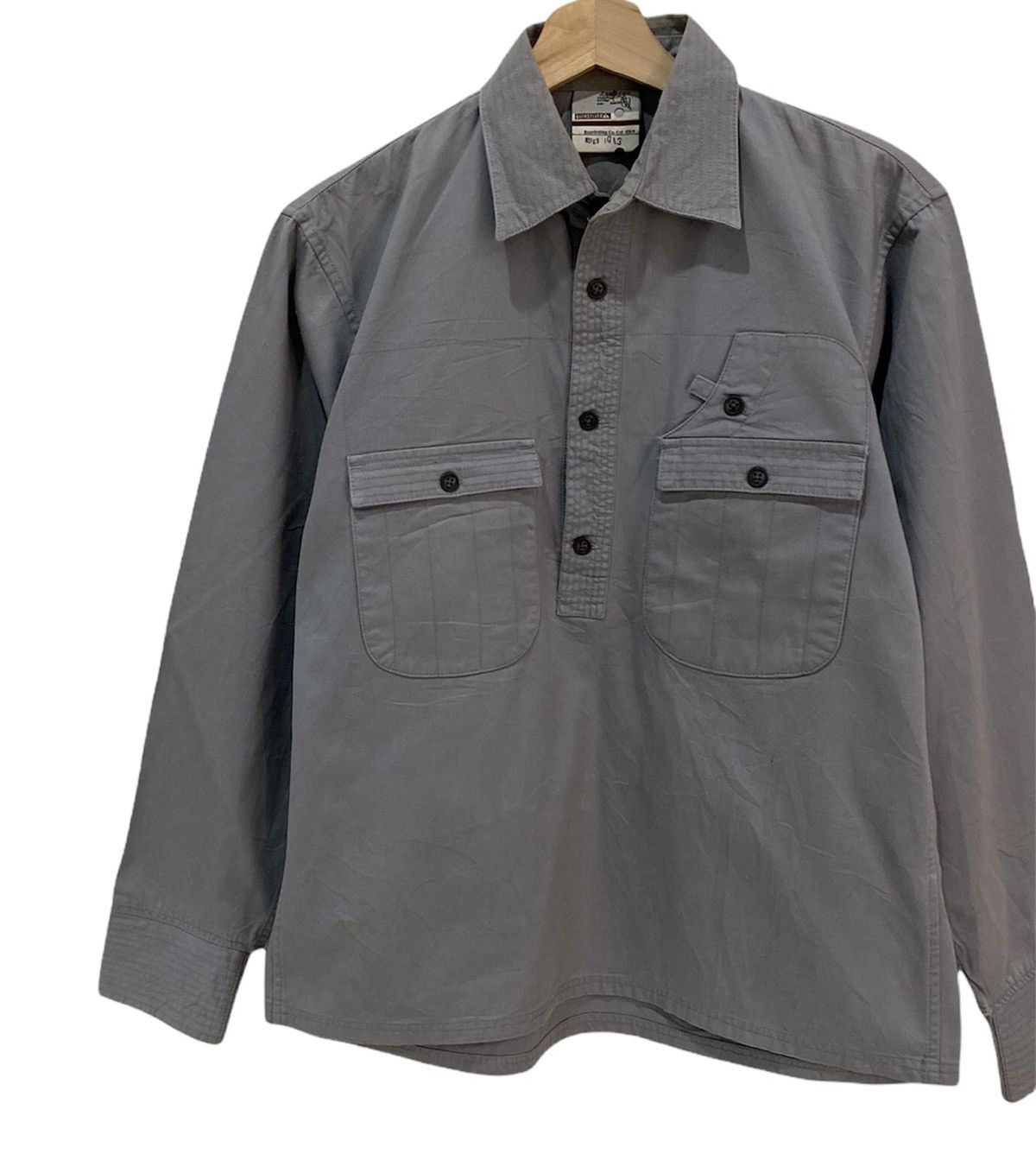 Quicksilver × Quiksilver VTG QUIKSILVER SKATEBOARD HALF BUTTON UP LONGSLEEVE SHIRT Size US M / EU 48-50 / 2 - 3 Thumbnail